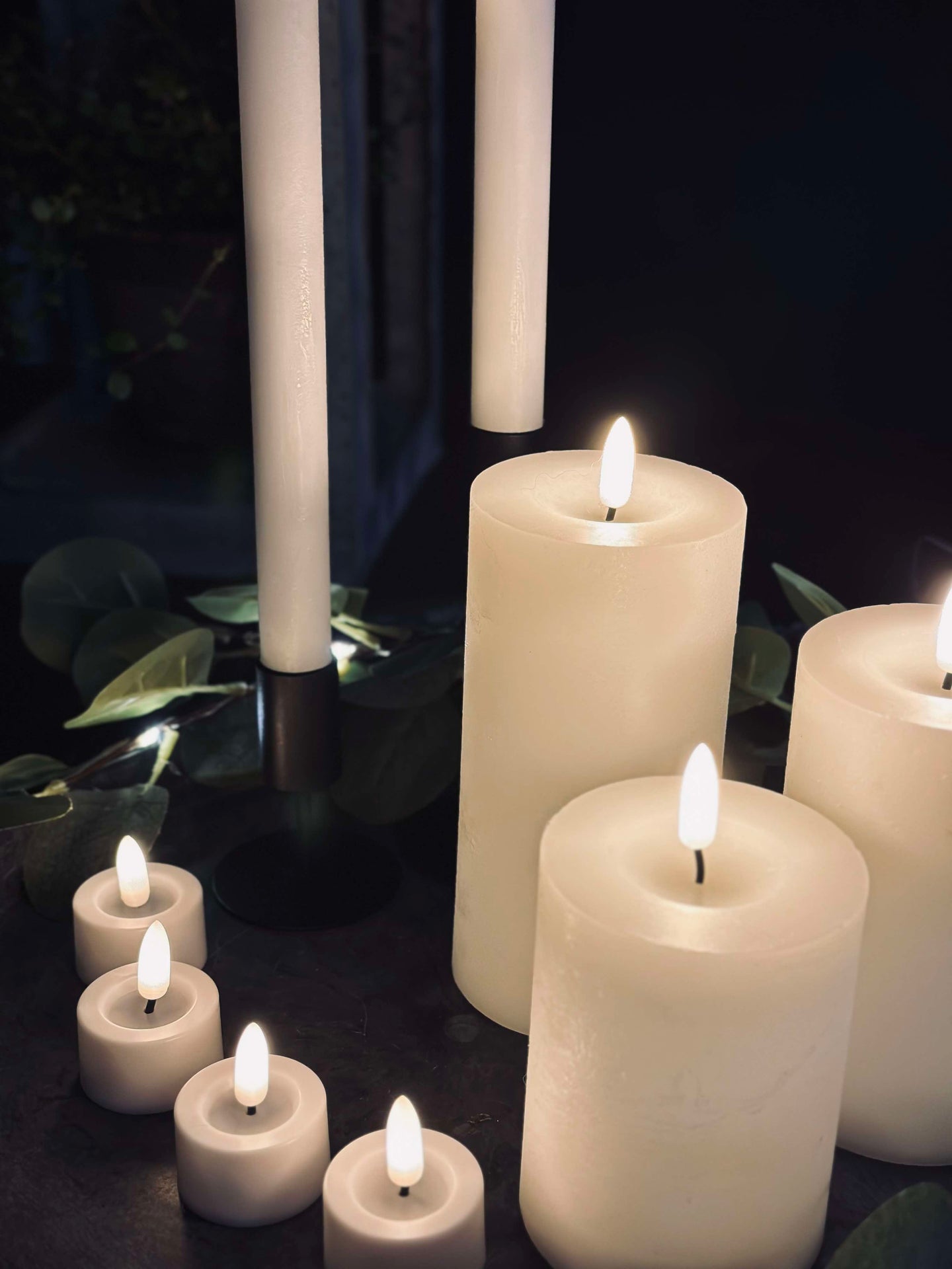 LED Ljuspaket med 9 LED-lampor - Inkl fjärrkontroll