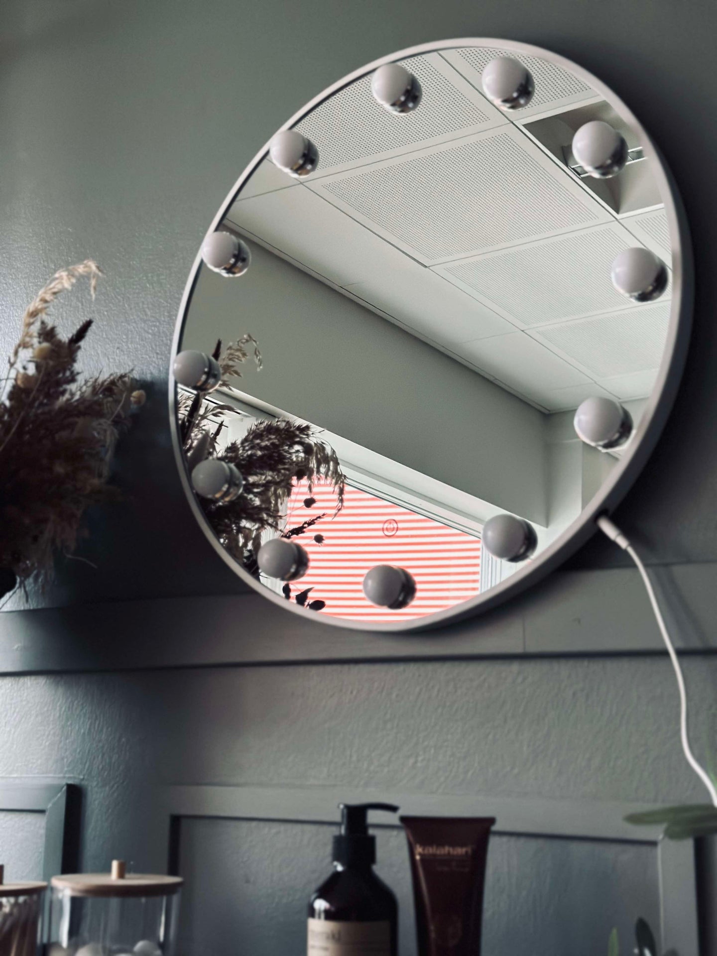 Hollywood Sminkspegel med belysning - Dia 50cm