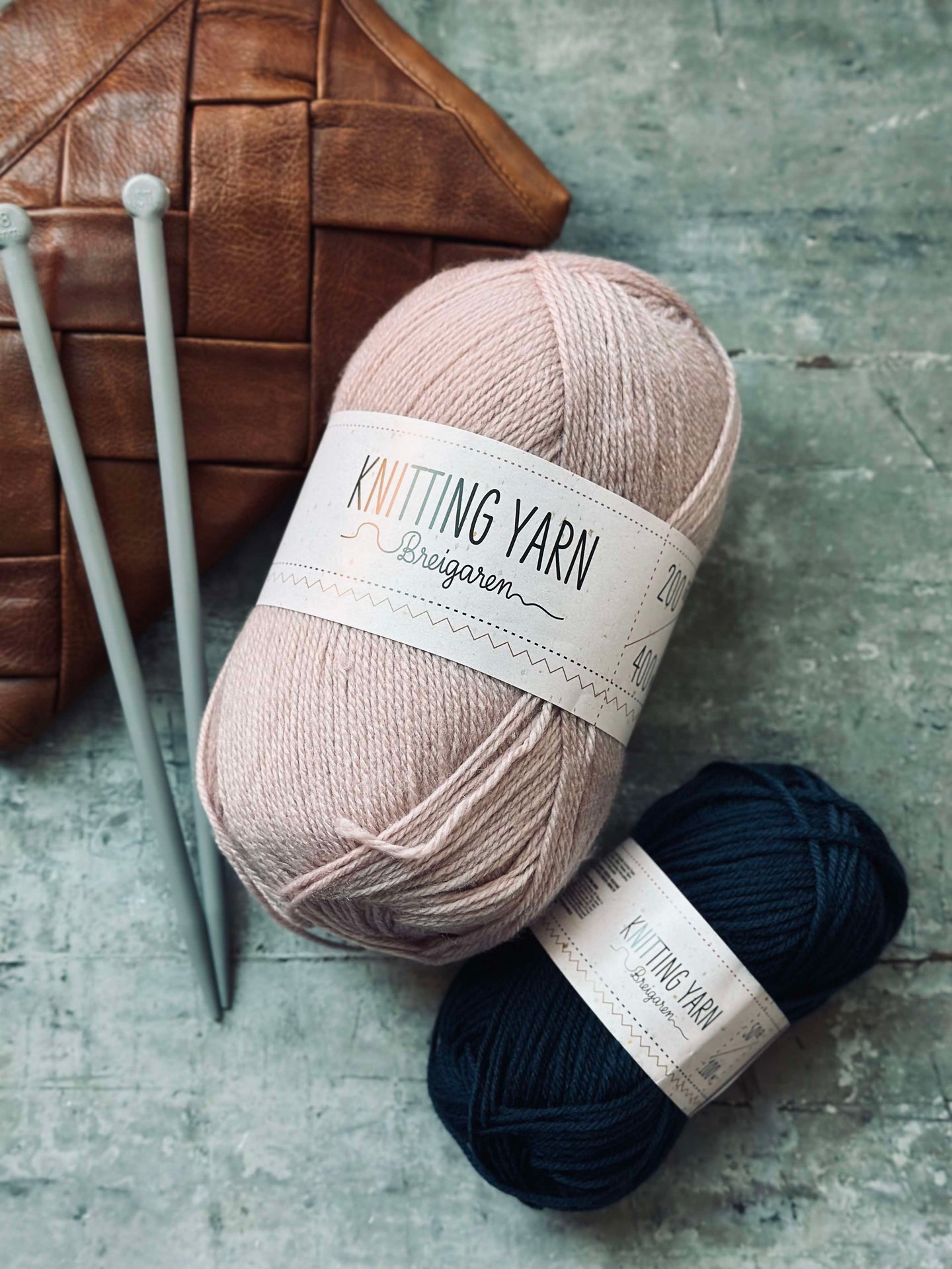 Akrylgarn 200 gram - Rosa