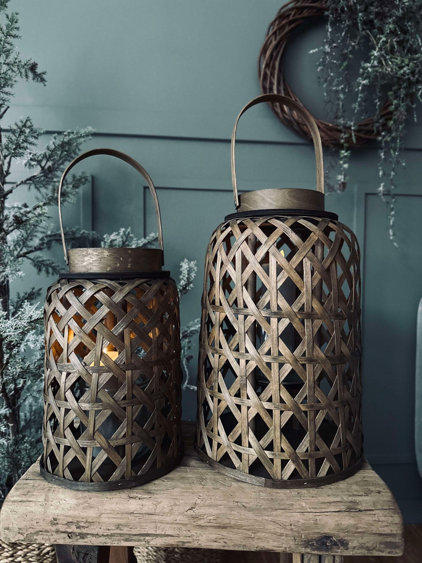 Lykta Jenna - Mörk Stor