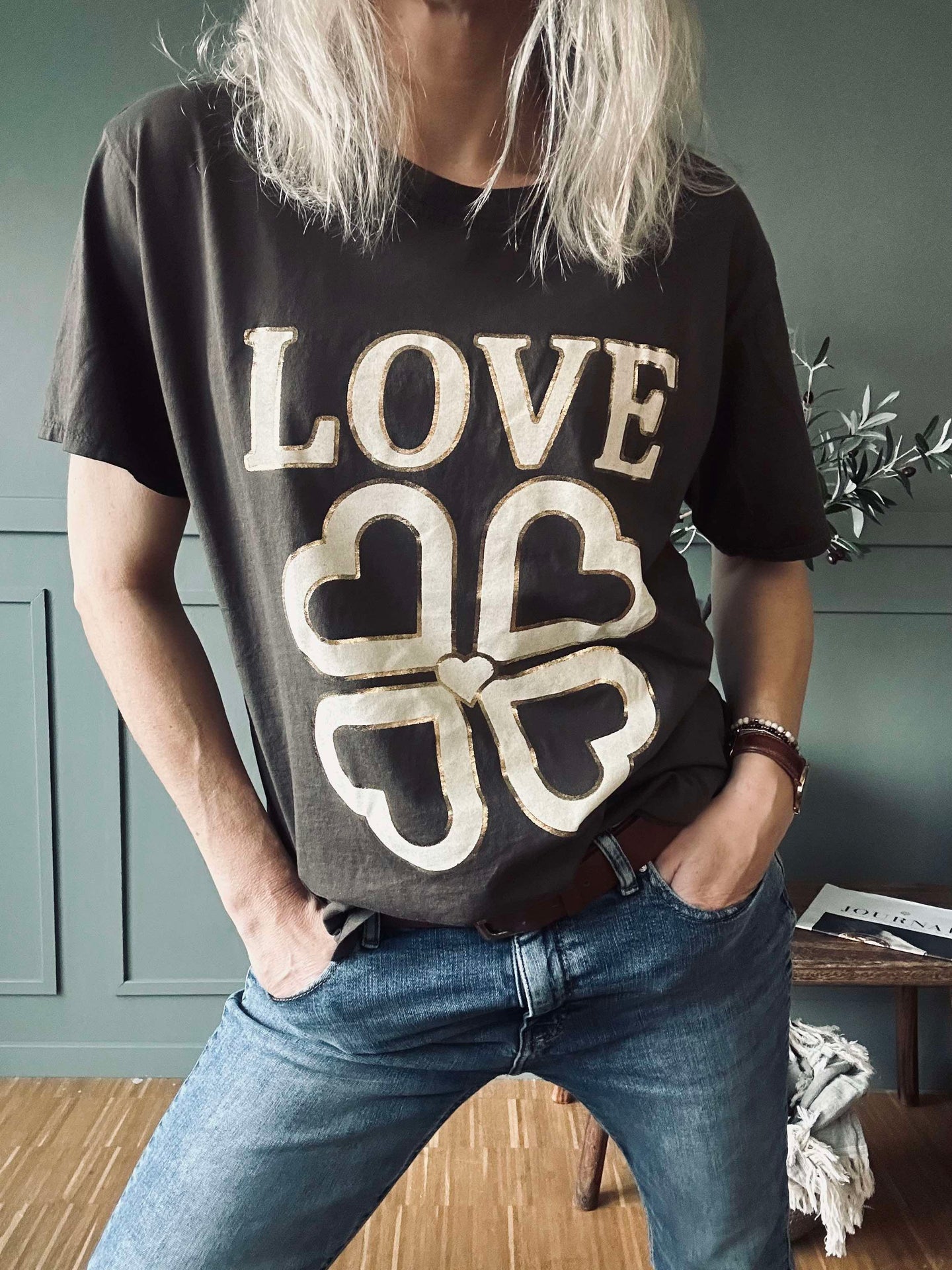 T-shirt LOVE Fango