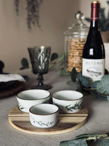 Serveringsset Rund - 4 delar