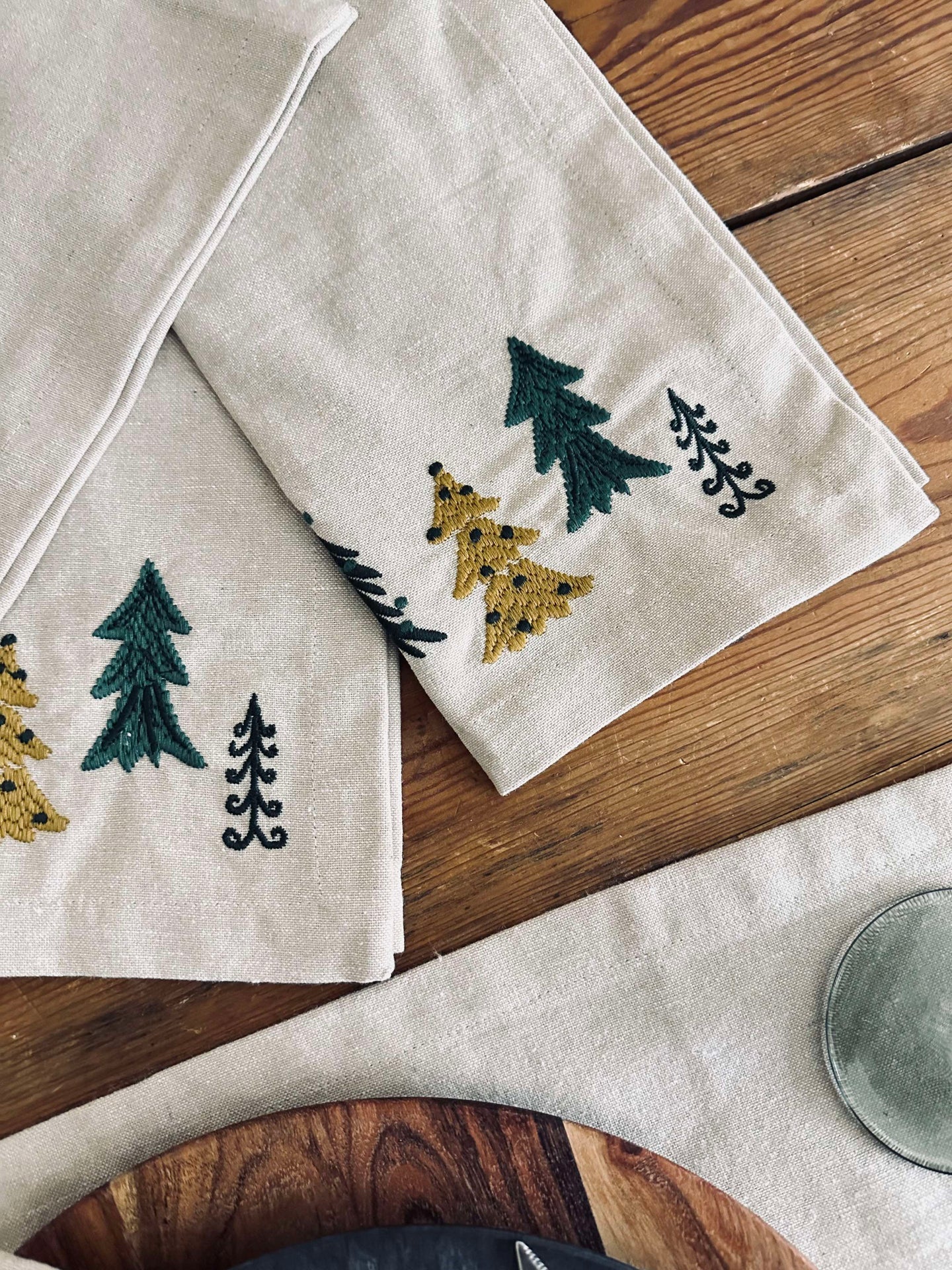 Bordstabletter Träd 35x45cm - 4 st.