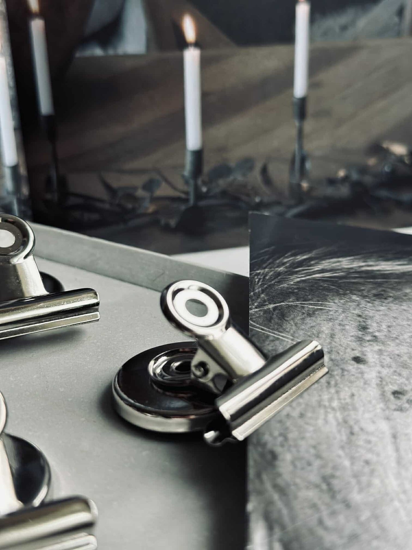 Magneter med klämmor - 4 st