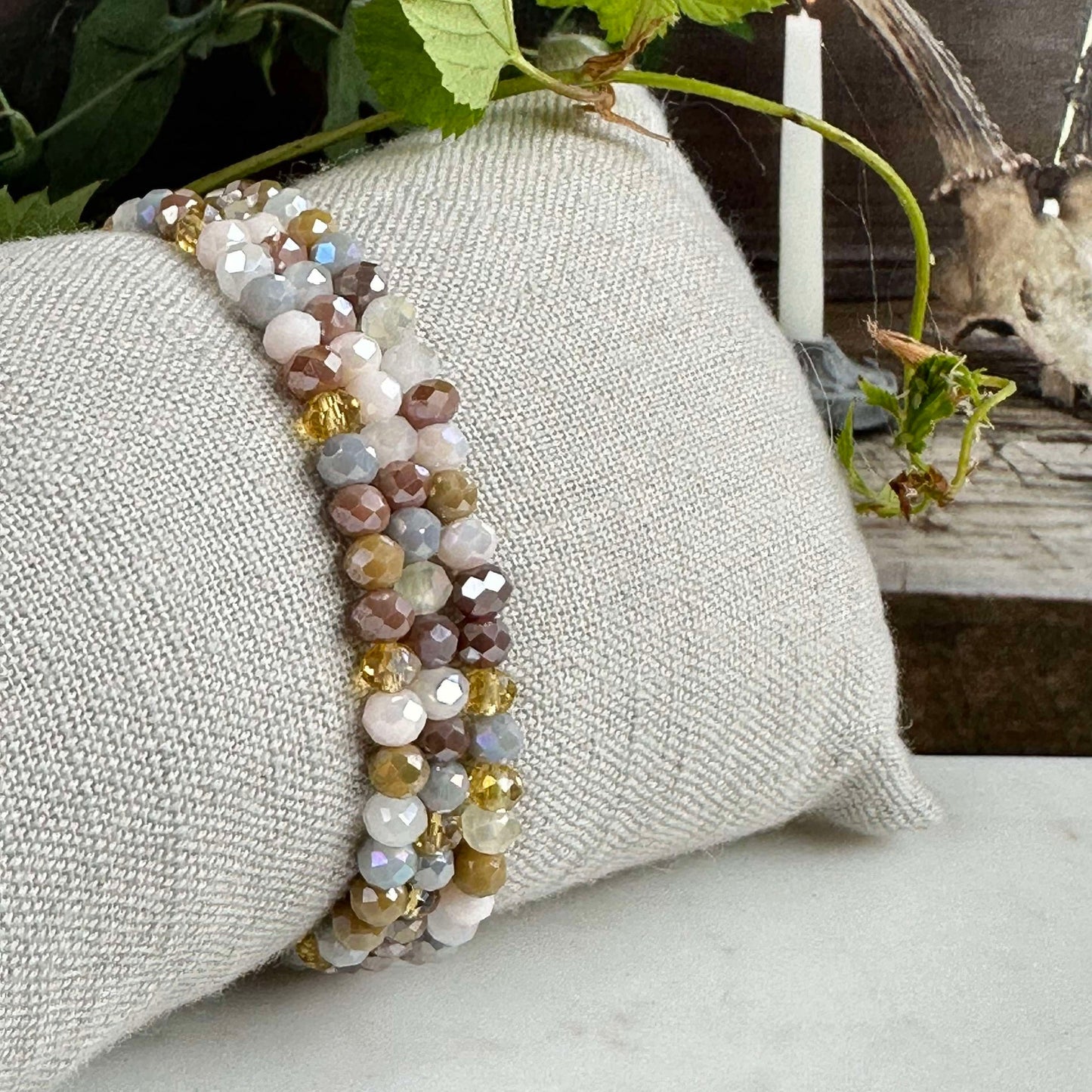 ANNA Nature Armband - Set med 3 st