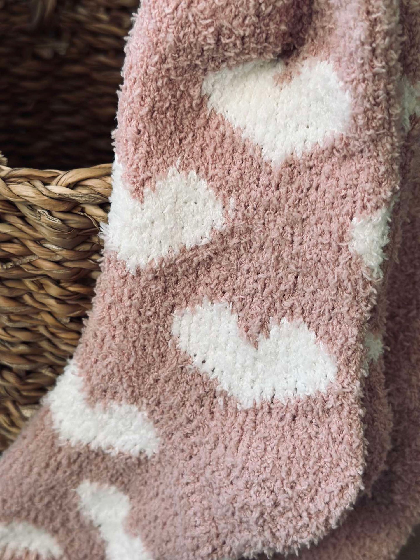 Strumpor Fluffy Rose - Set med 2 par