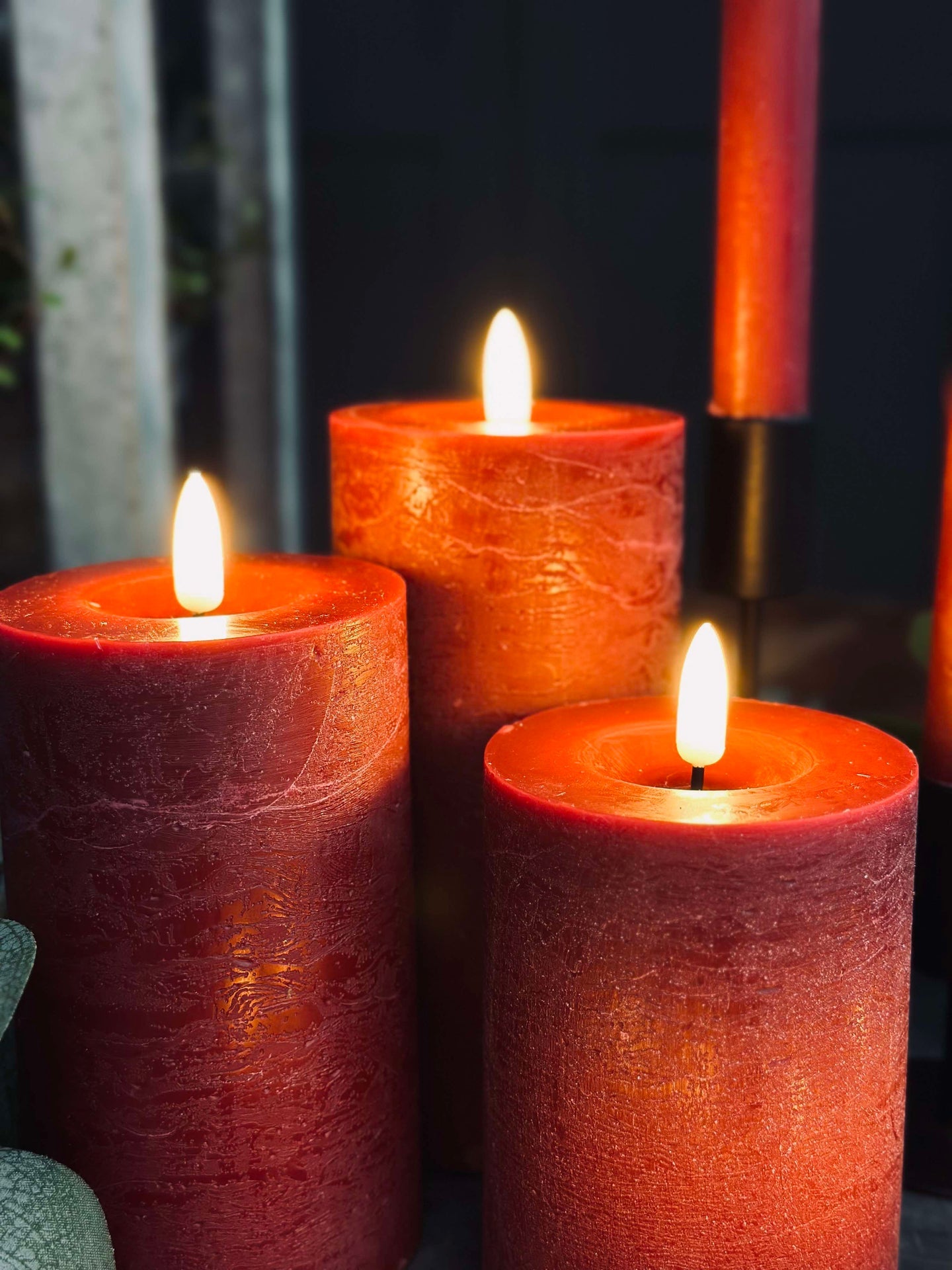 LED-ljuspaket med 10 delar - Röd