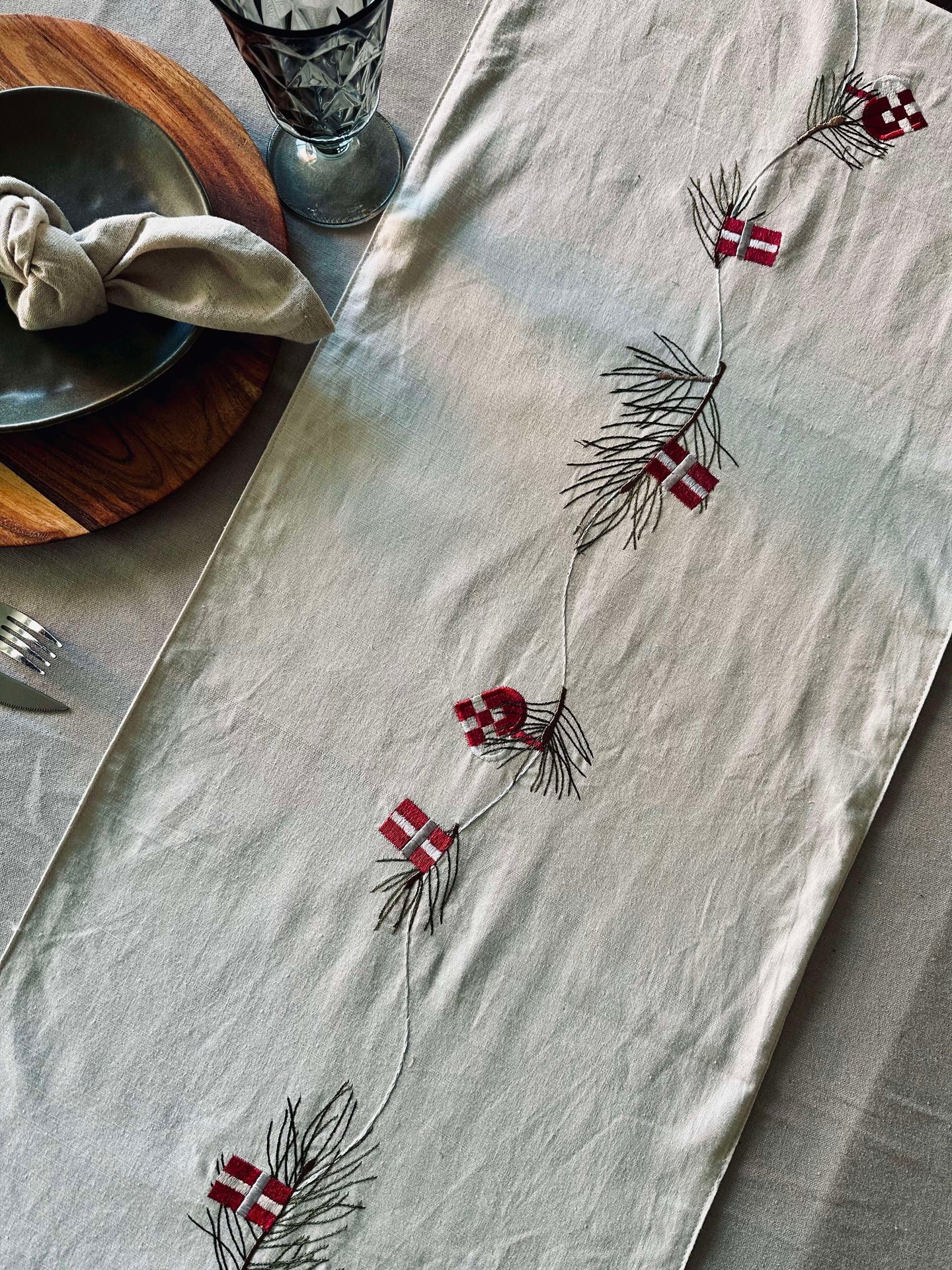 Bordslöpare - Dansk Jul 140 cm