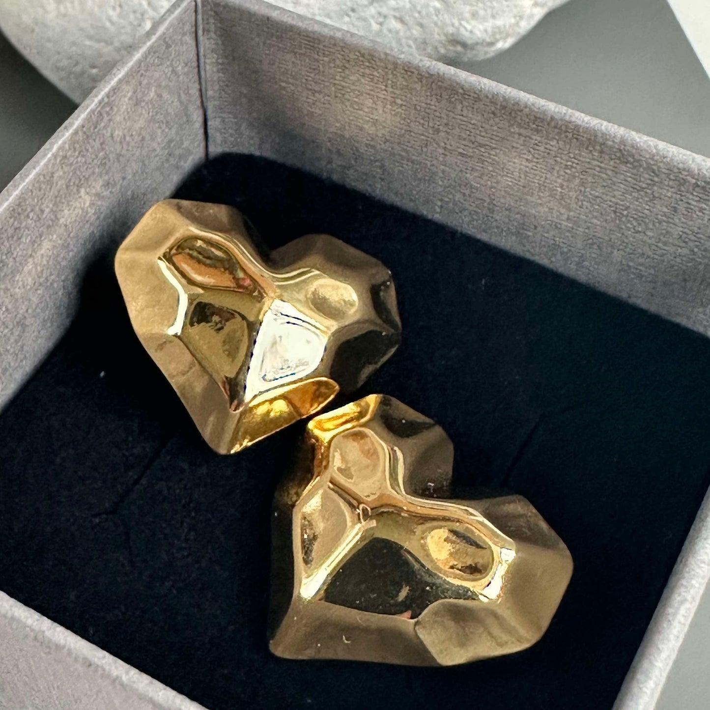 Hjärtformade Örhängen