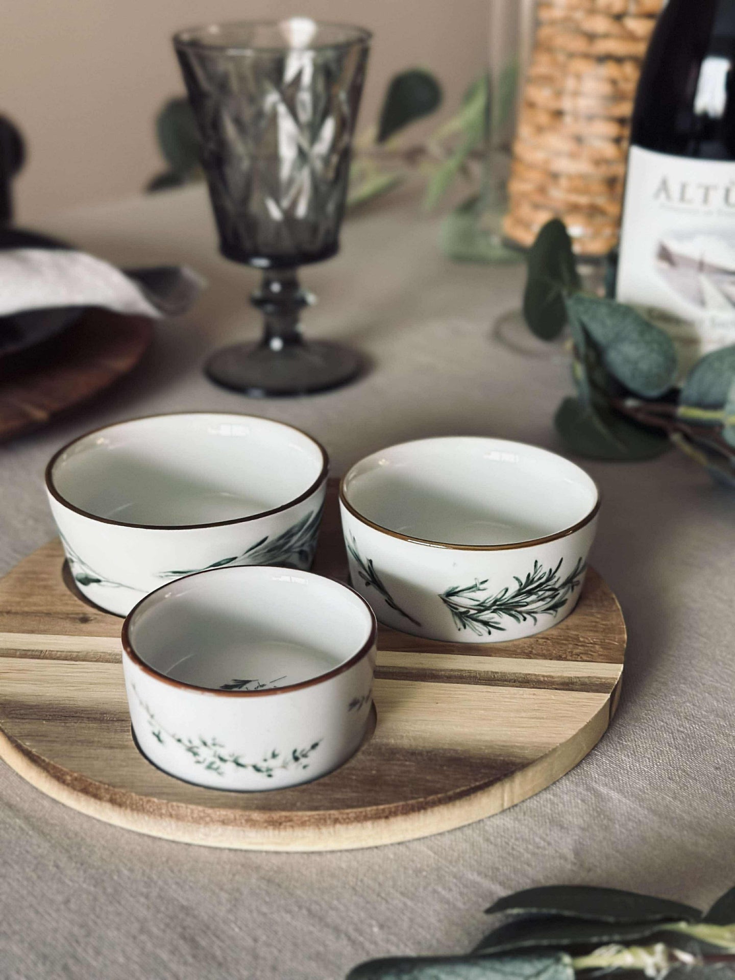 Serveringsset Rund - 4 delar