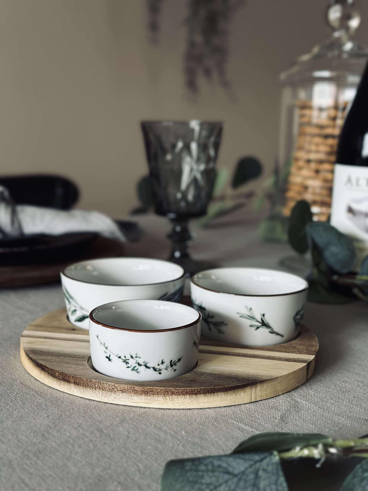 Serveringsset Rund - 4 delar