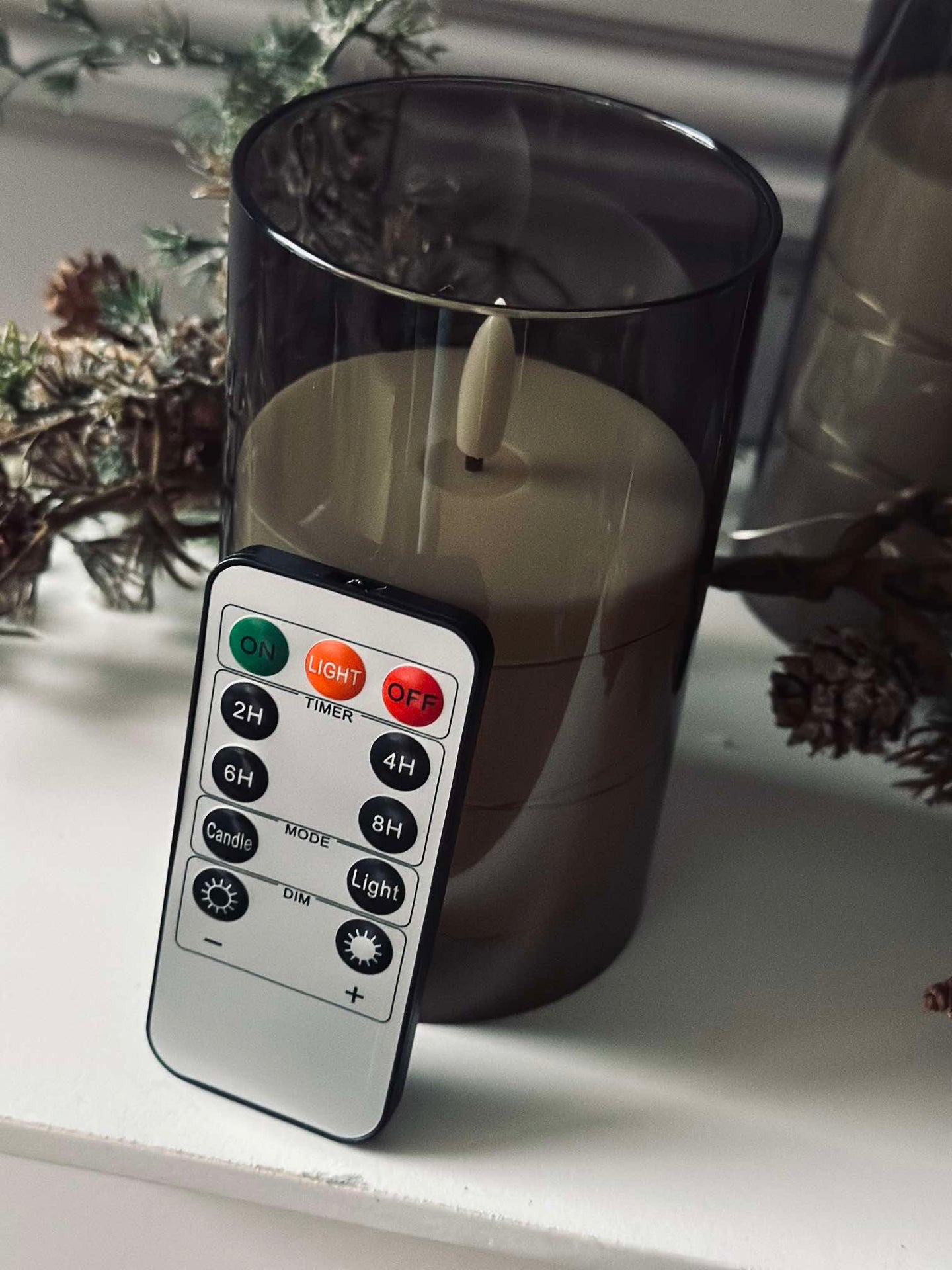 LED-ljus ALMA 3 st med fjärrkontroll