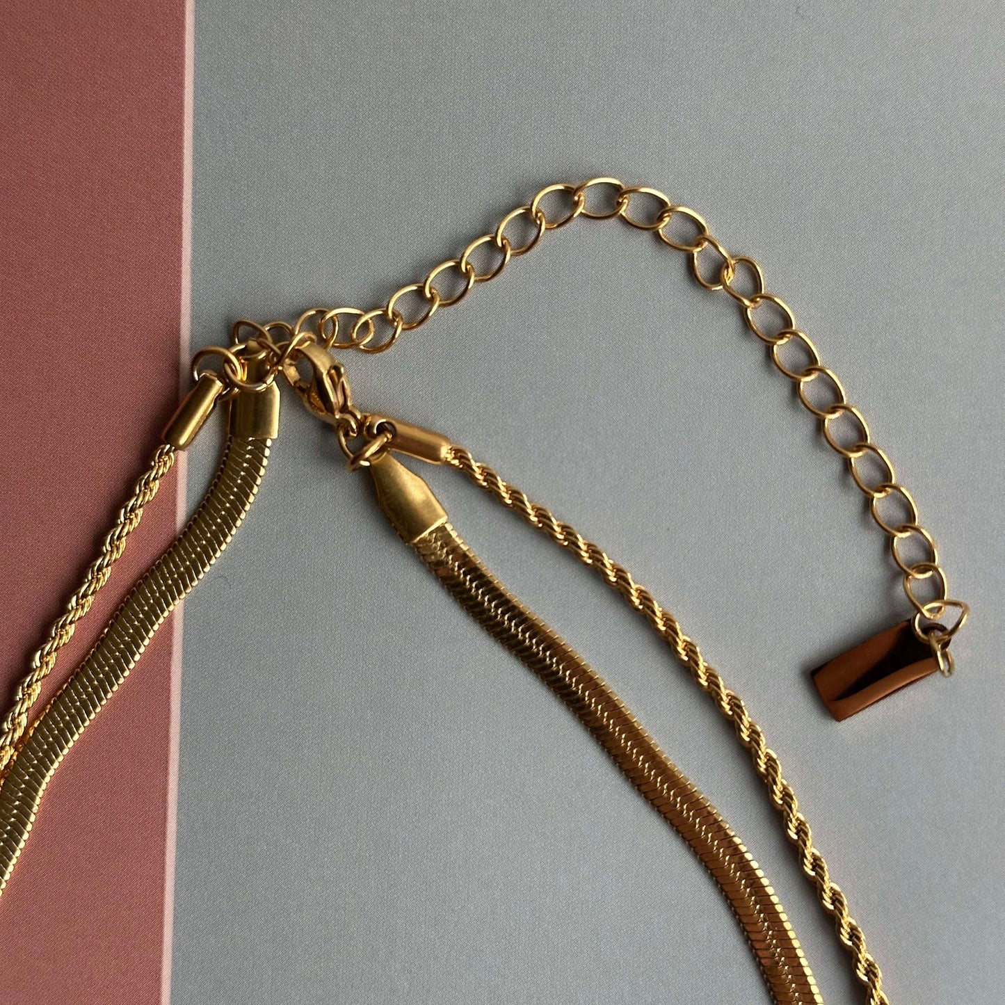 Lycka 18k guldpläterad halsband