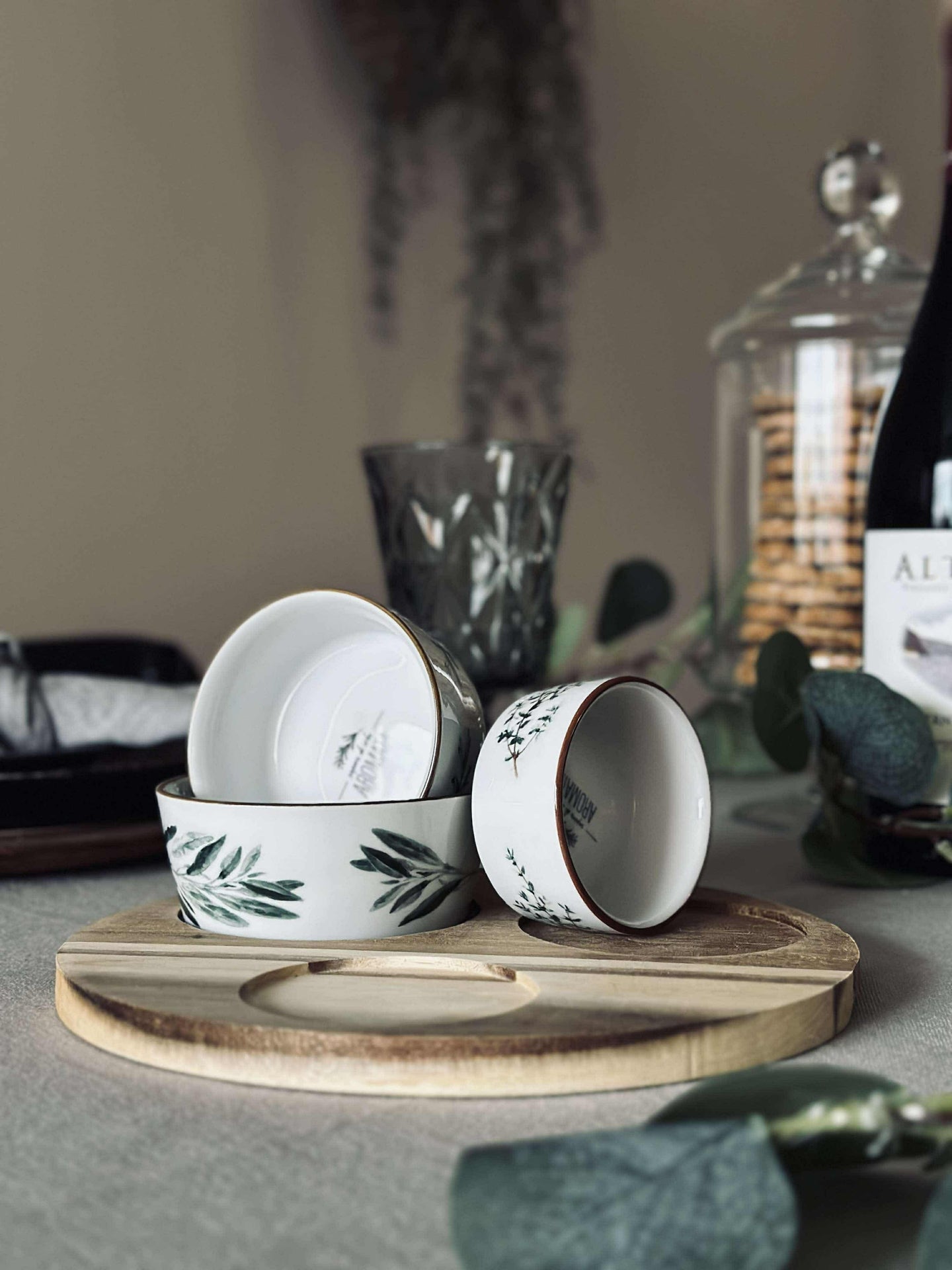 Serveringsset Rund - 4 delar