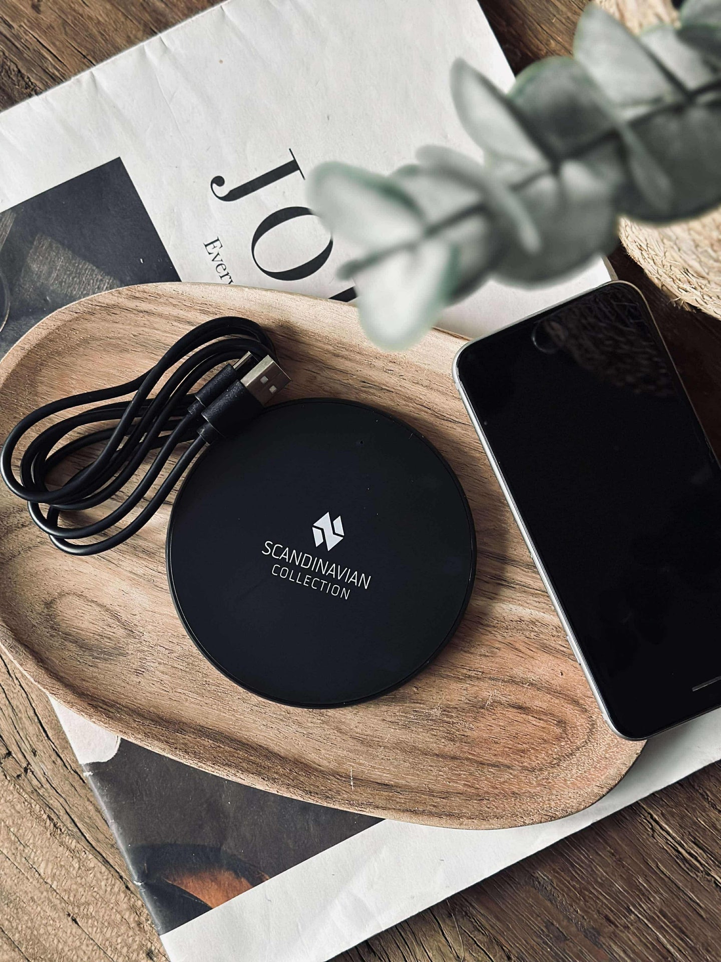 Trådlös bordsladdare - Quick Charge