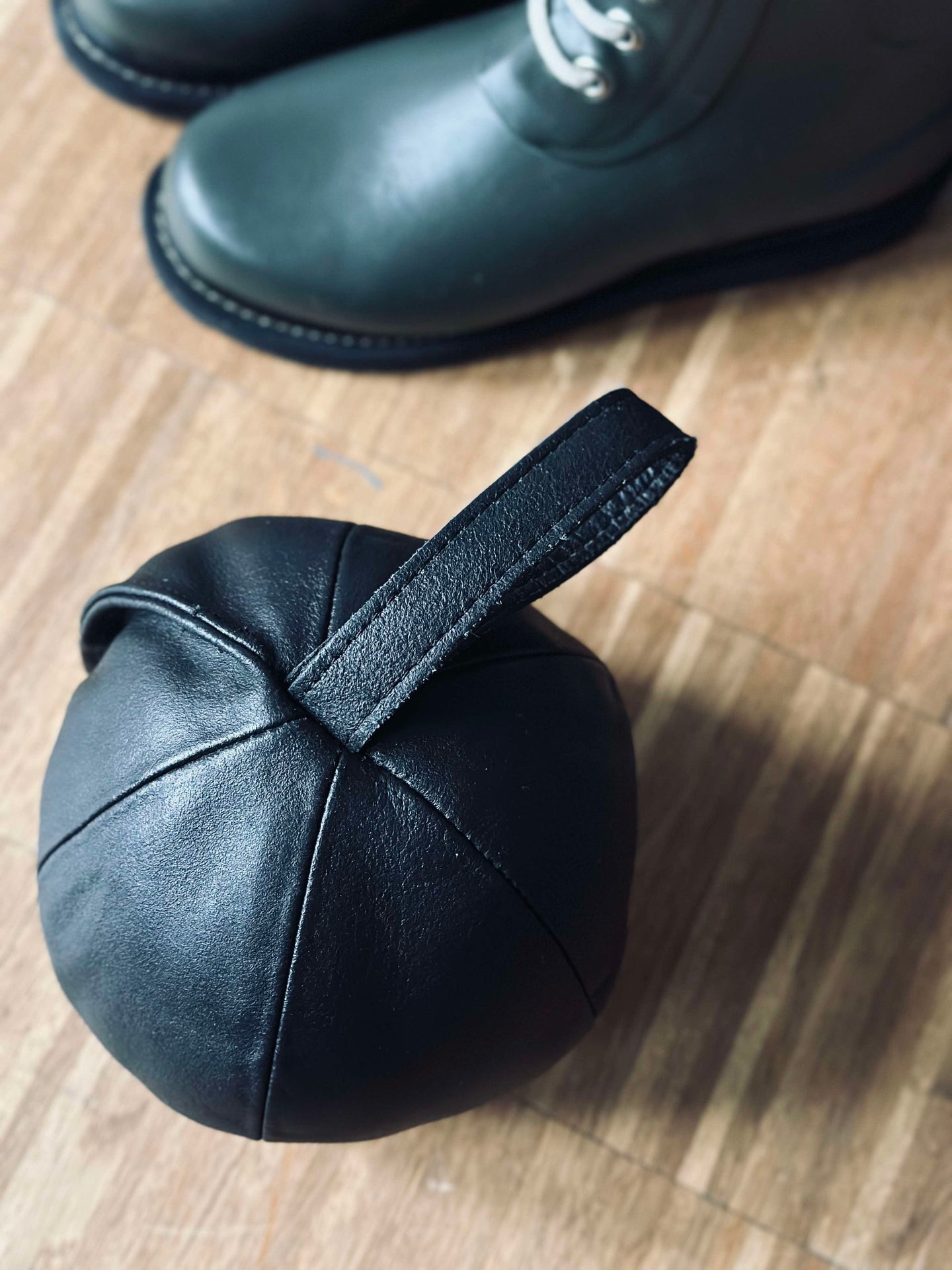 Dörrstoppare läder - Svart