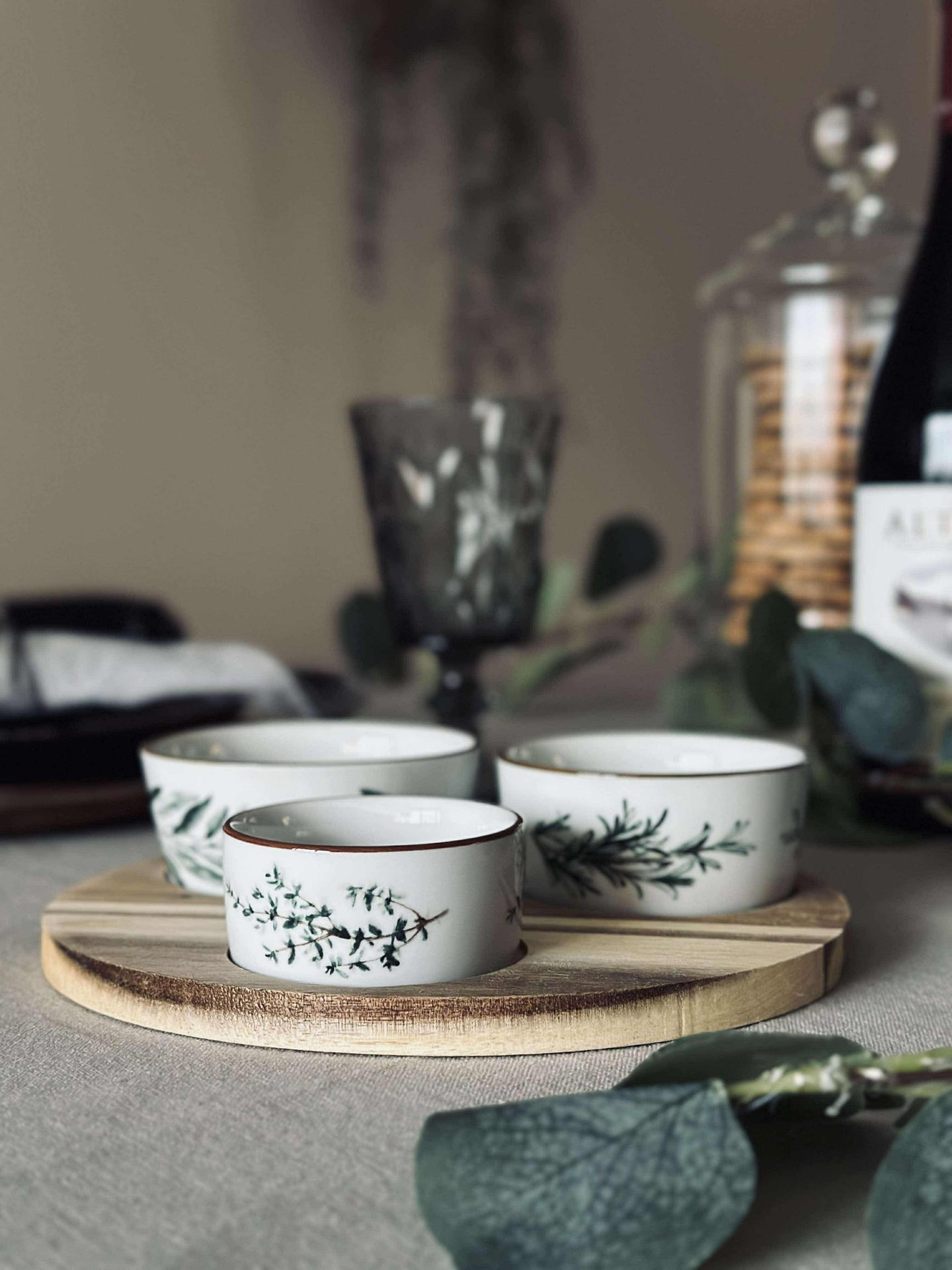 Serveringsset Rund - 4 delar