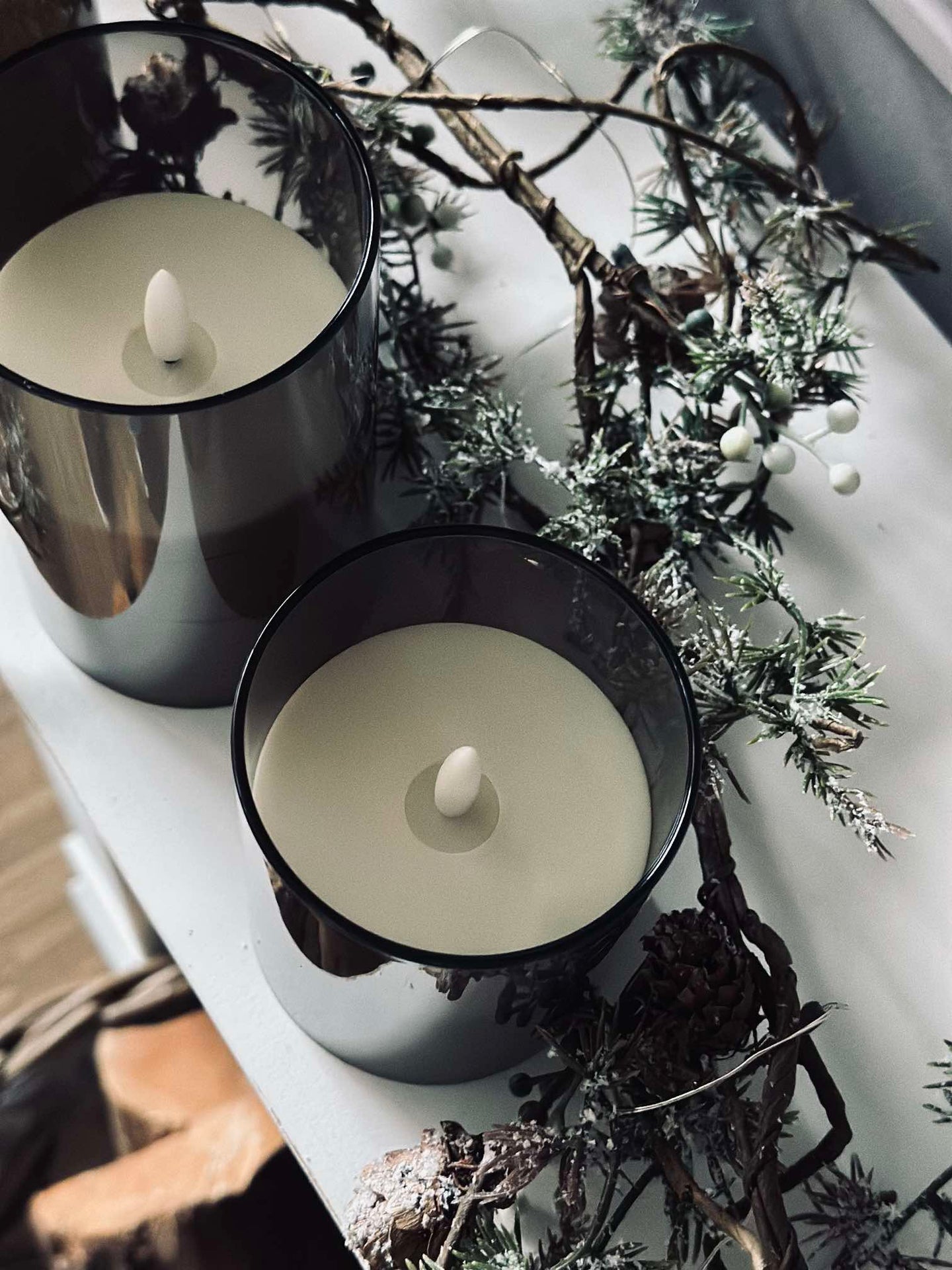 LED-ljus ALMA 3 st med fjärrkontroll