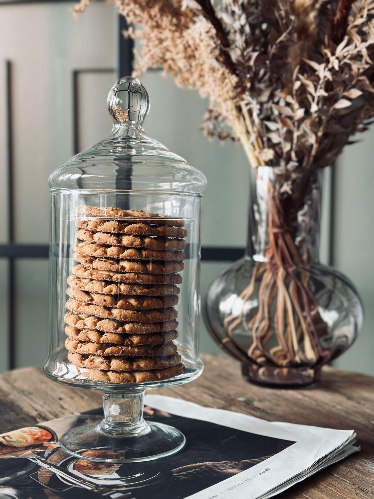 Förvaring med lock - Glas