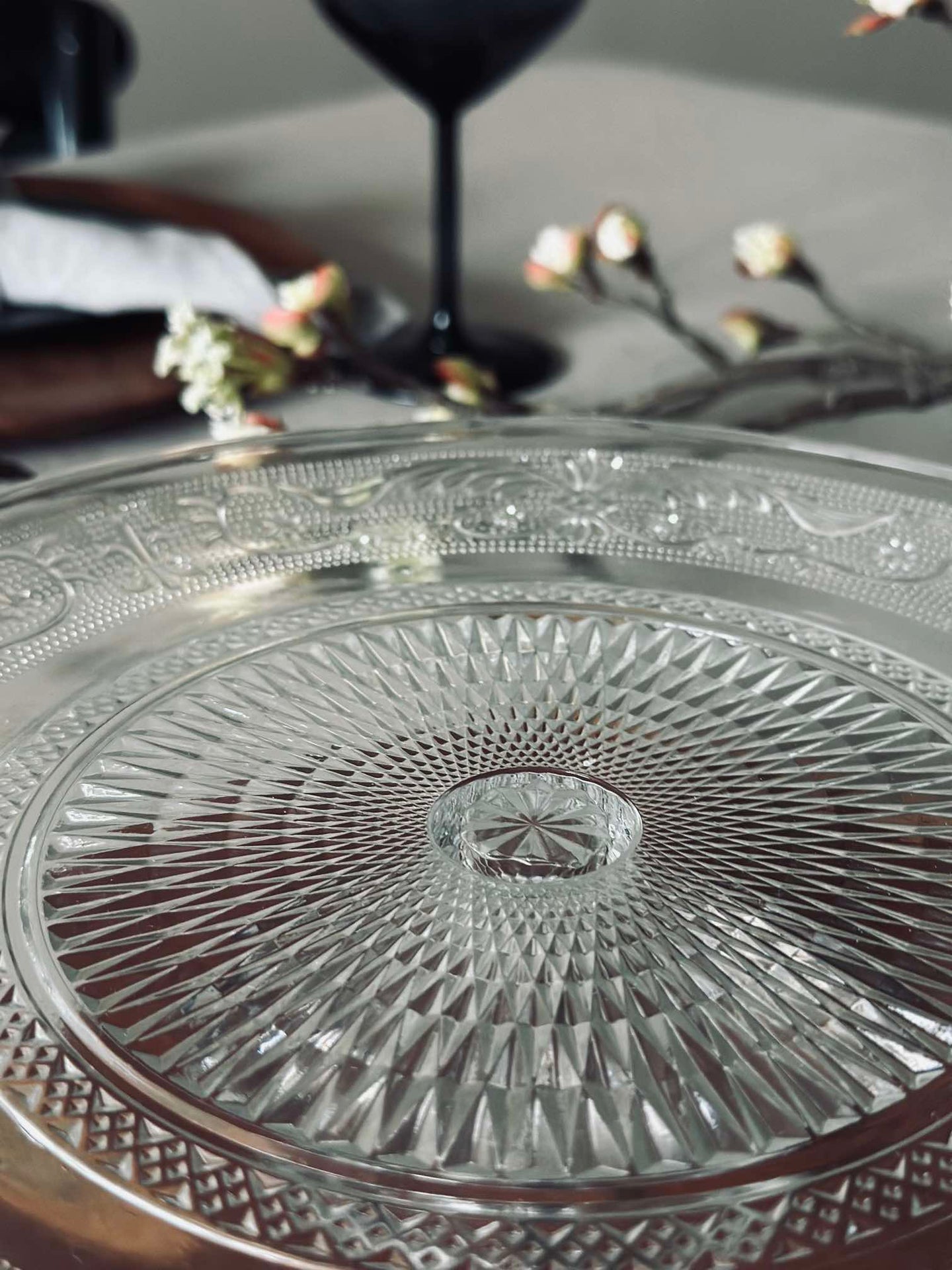 Kakfat i glas 25 cm