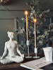 LED-stake-ljus 2 st - Guld 27 cm