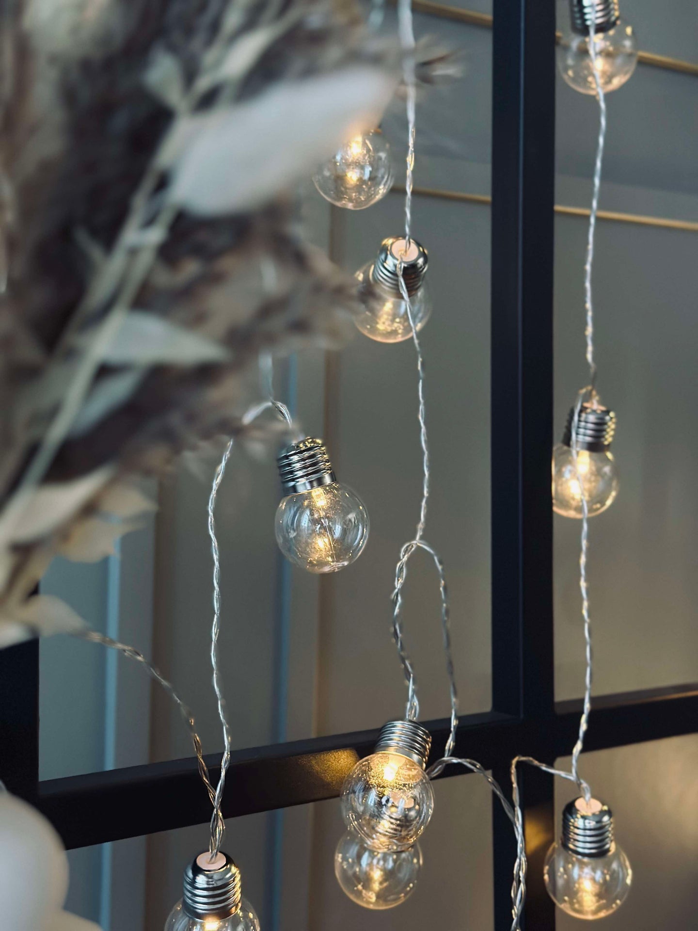Stor ljusslinga med 50 LED-lampor och färgskifte - Godkänd för inomhus och utomhus