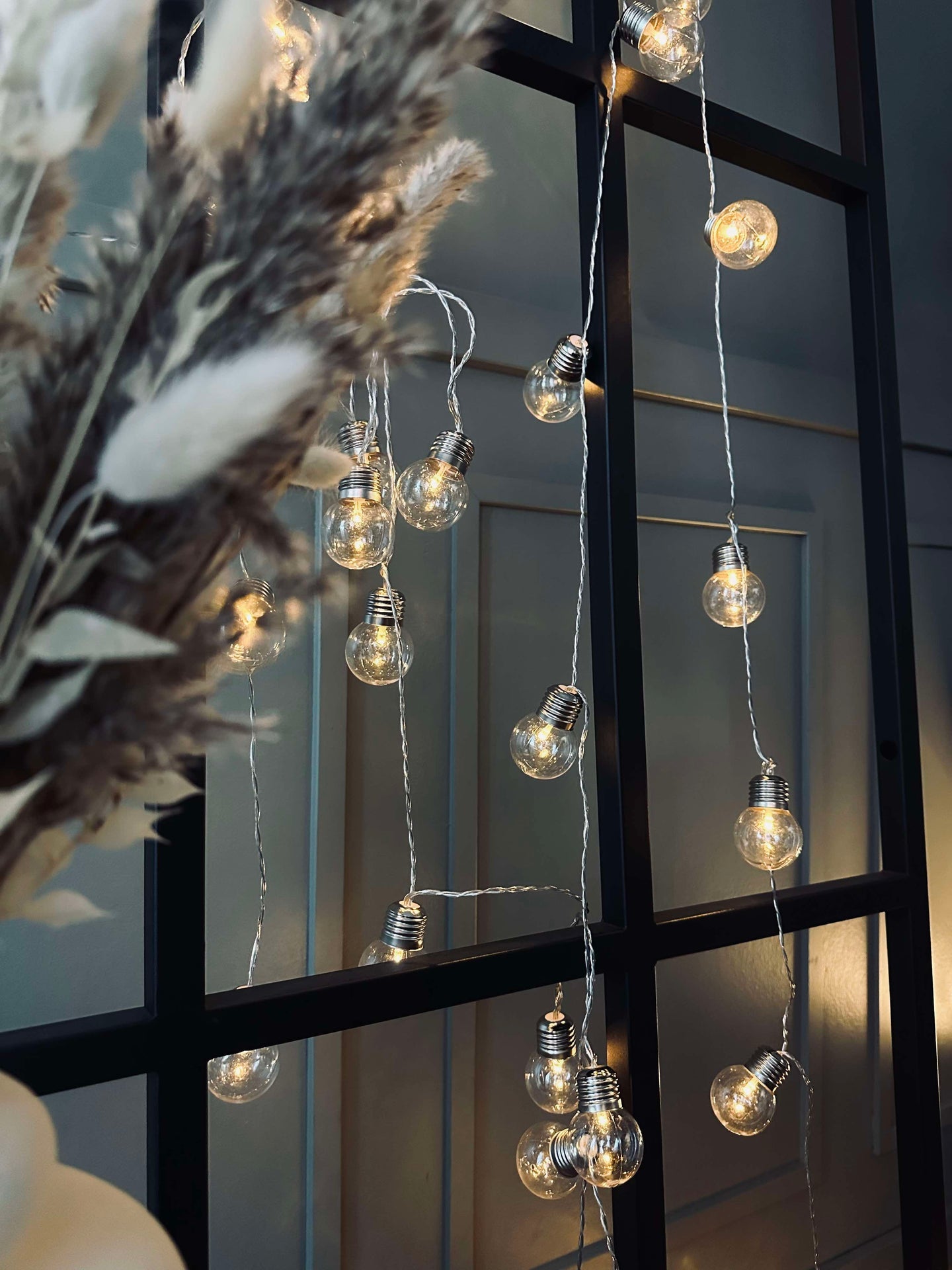 Stor ljusslinga med 50 LED-lampor och färgskifte - Godkänd för inomhus och utomhus