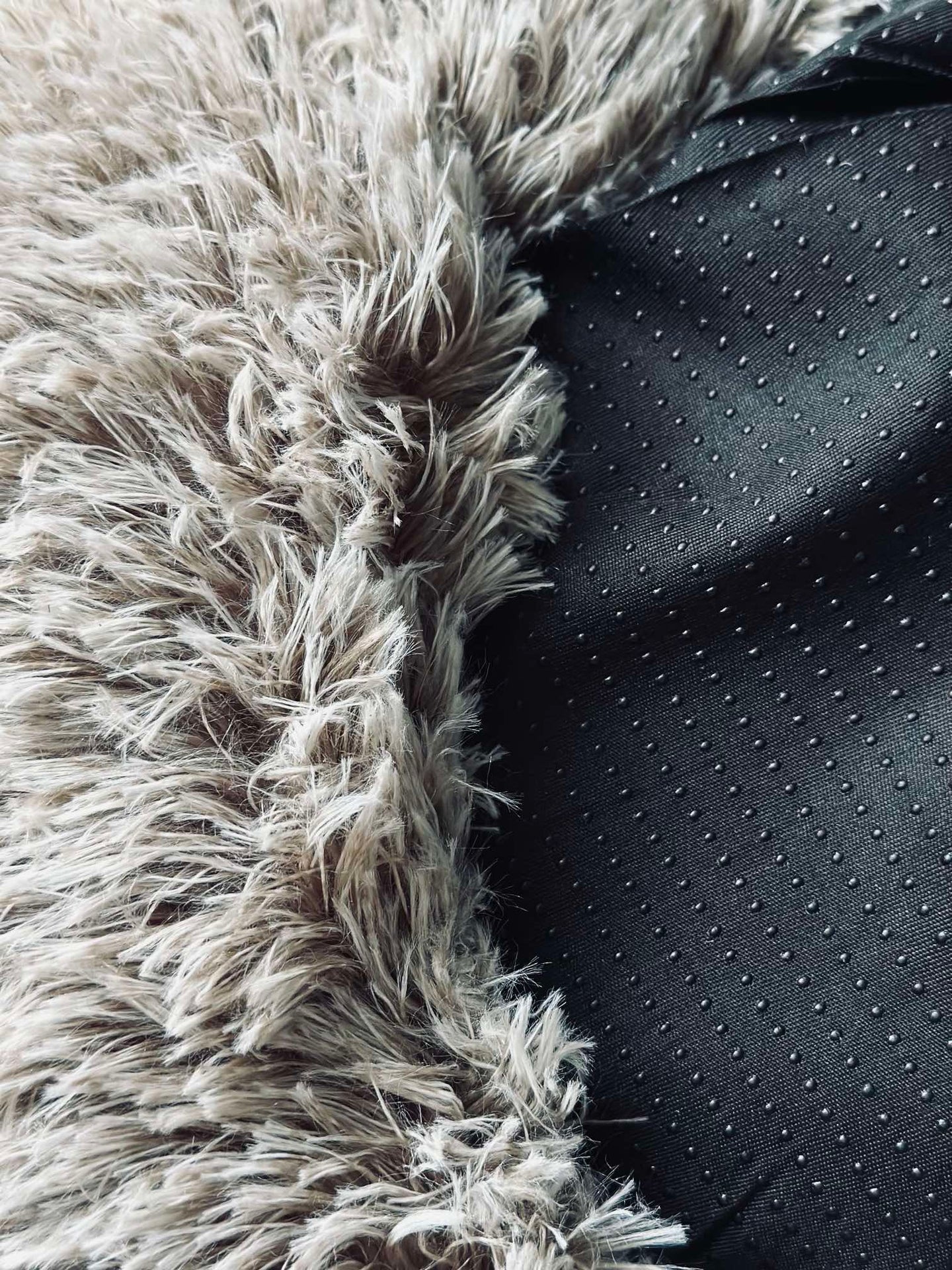 Hundbädd Fluffy - Dia 60 cm Beige