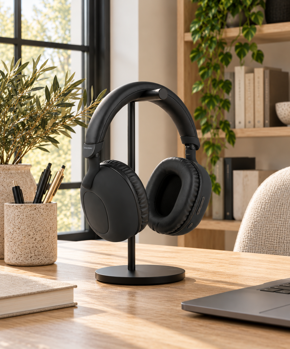 Hörlurar Bluetooth Over-Ear - Svart