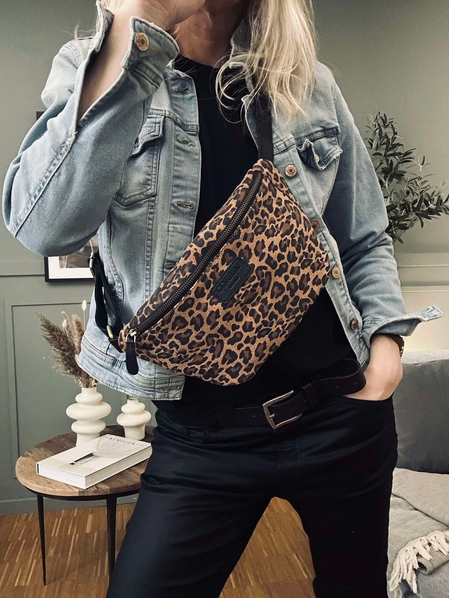 Bumbag Daily Leopard dark
