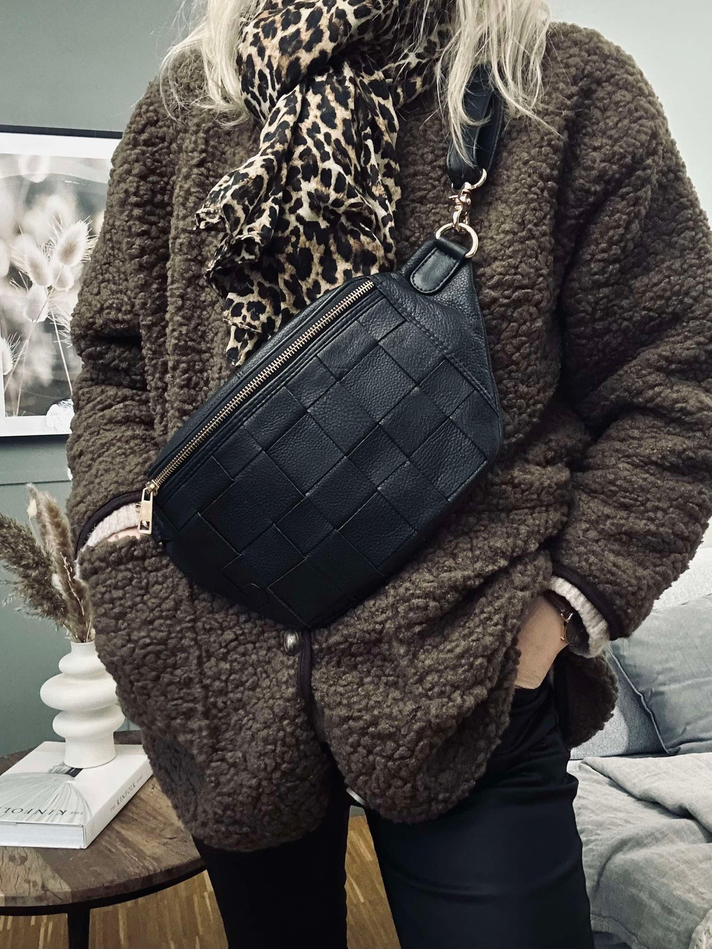 Jacka Lucile Brun teddy