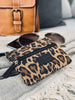 Plånbok mörk Leopard mocka