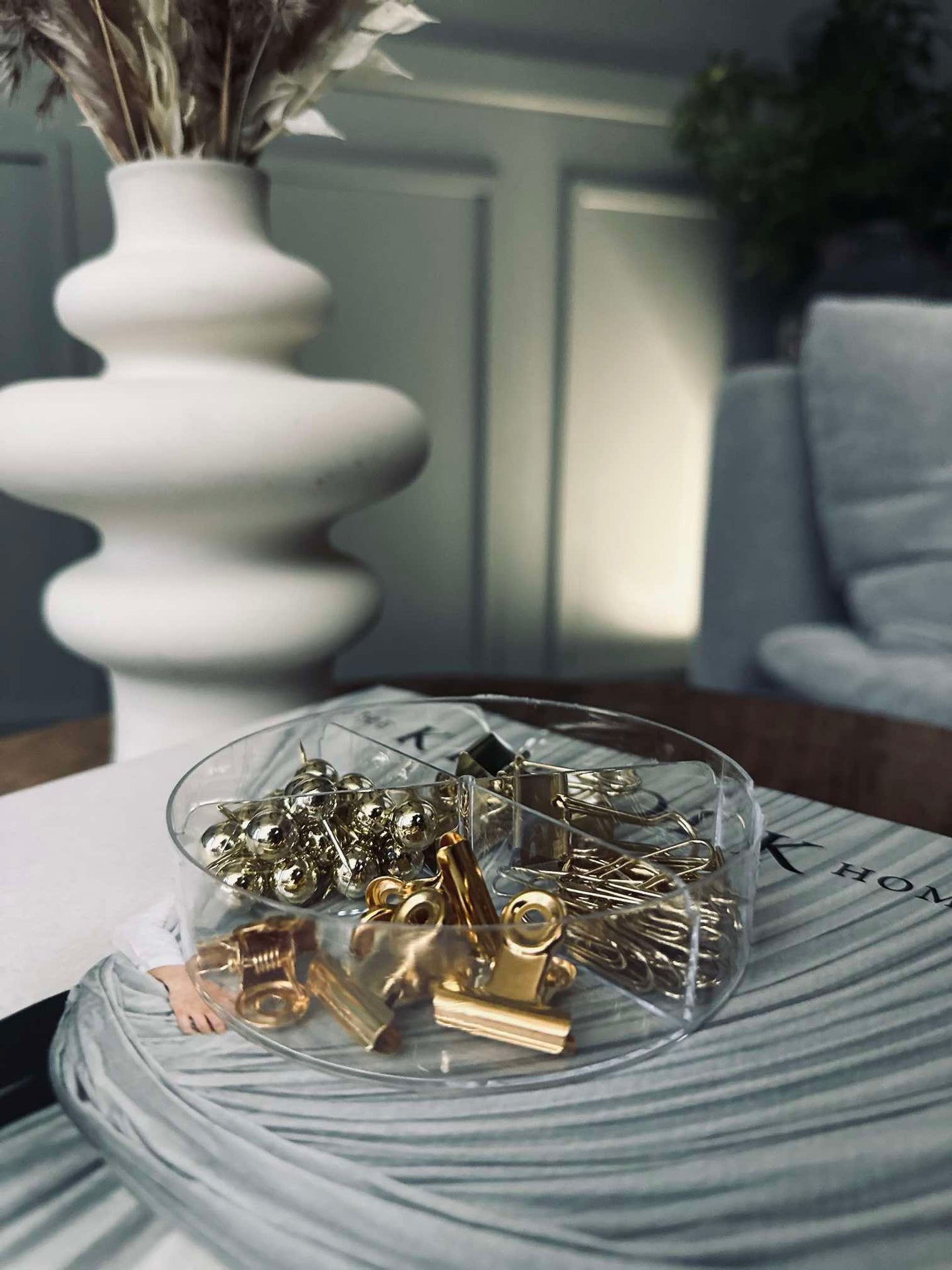 Kontorsset Guld - Set med 4 sorter
