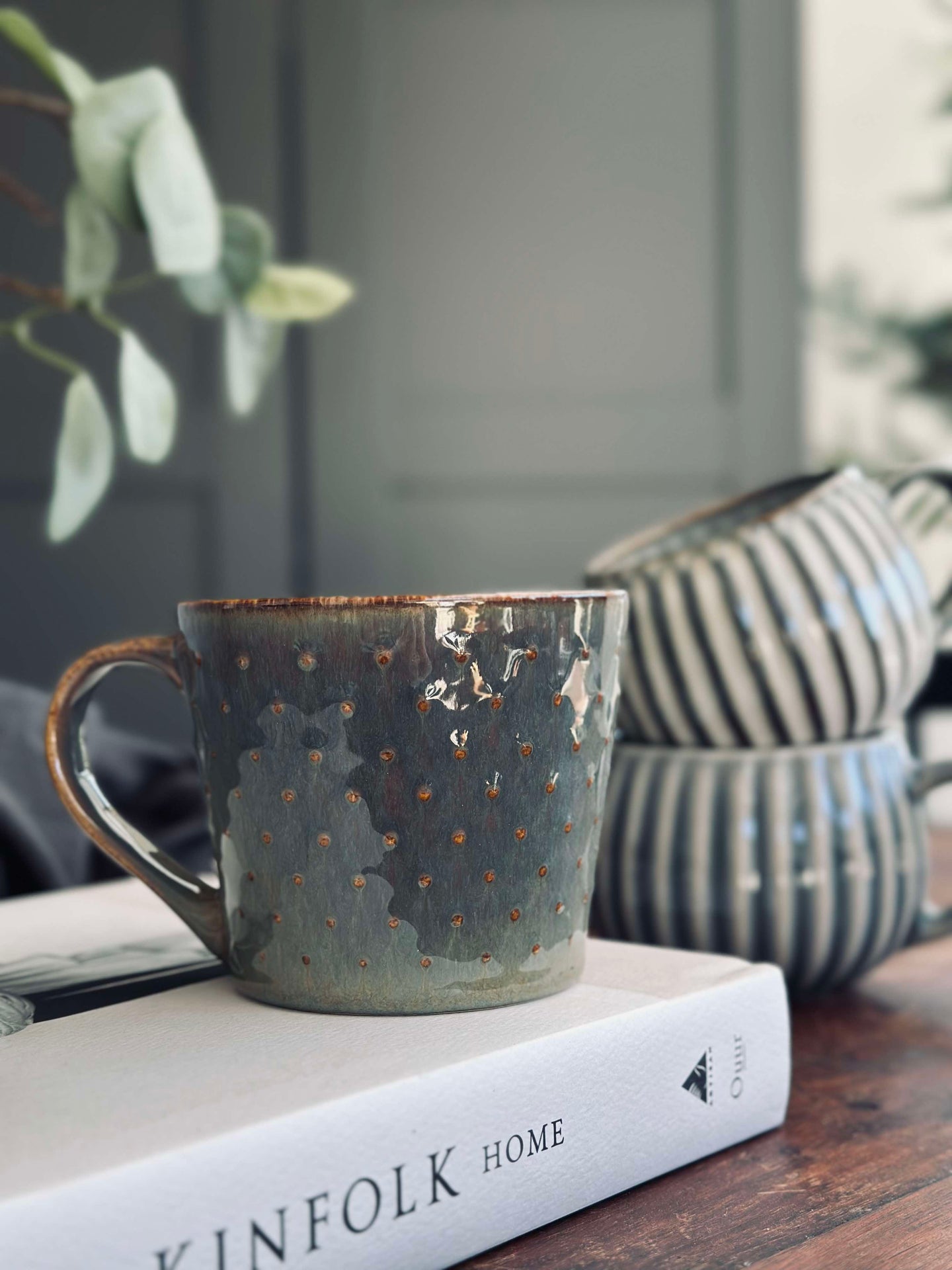 Mugg DORA Dots - Grå