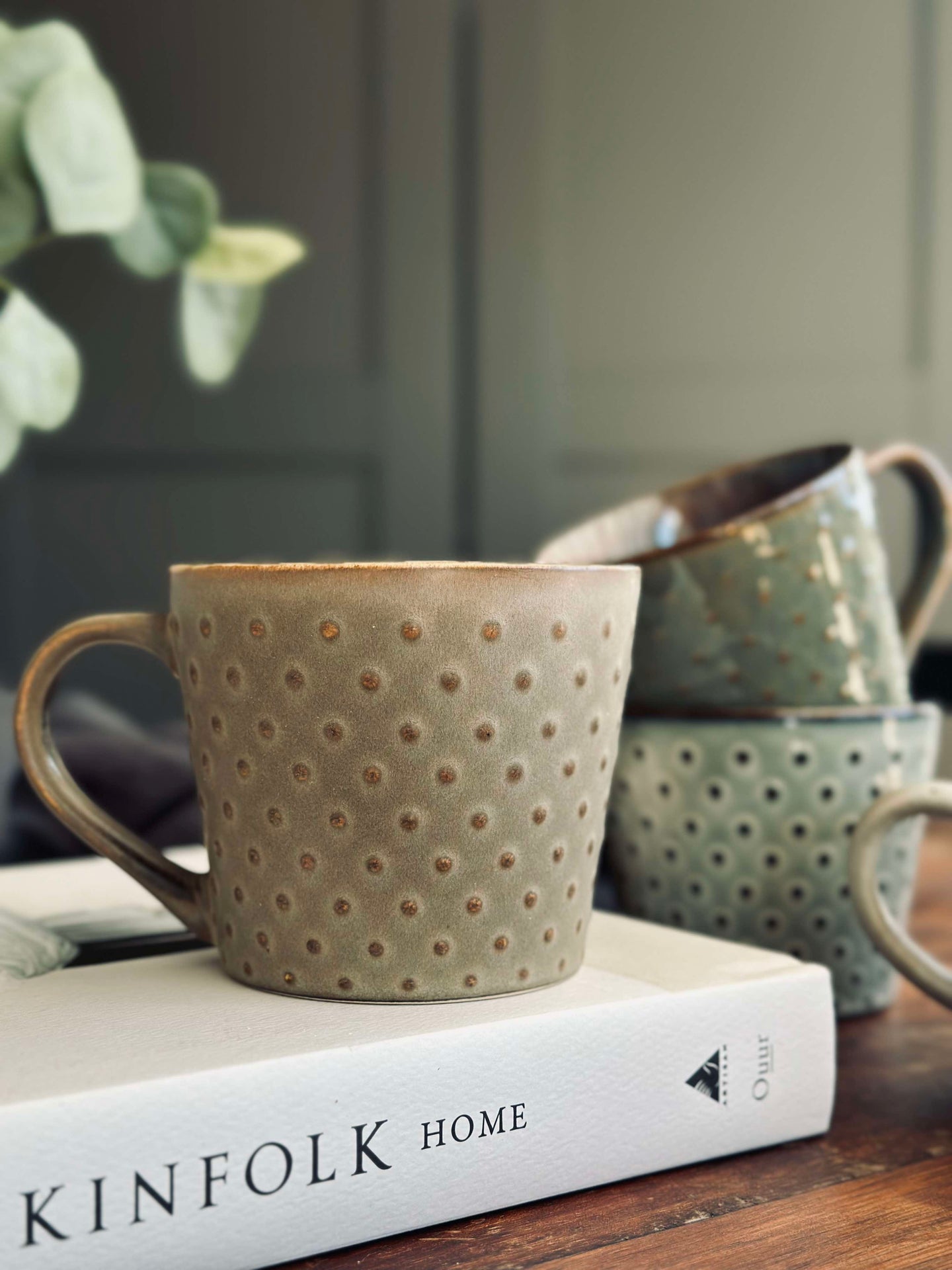 Mugg DORA Dots - Brun