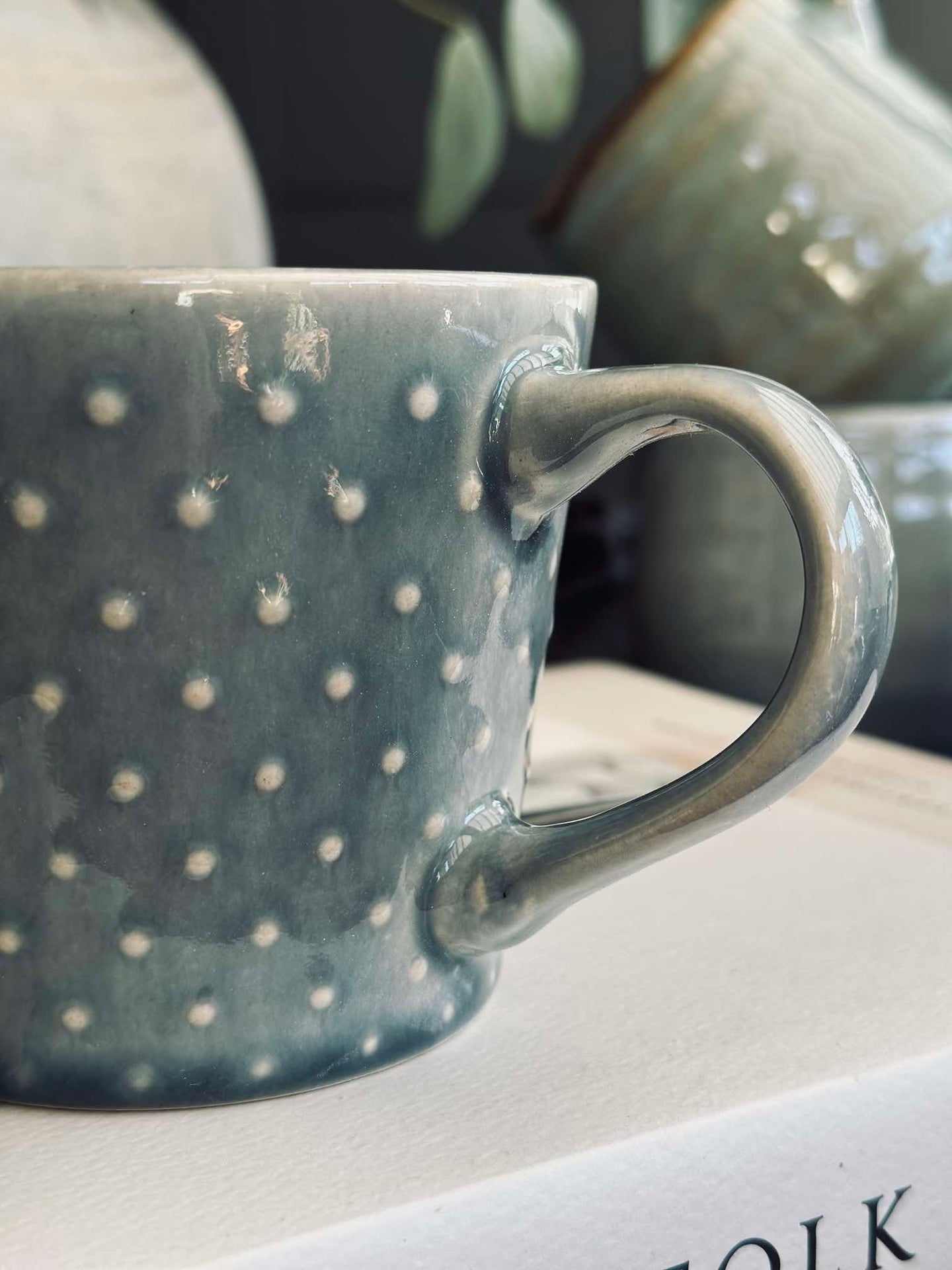 Mugg DORA Dots - Blå