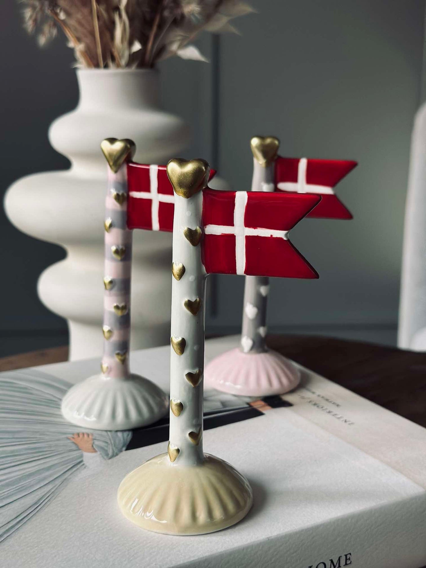 Keramikflagga – Hjärtmix