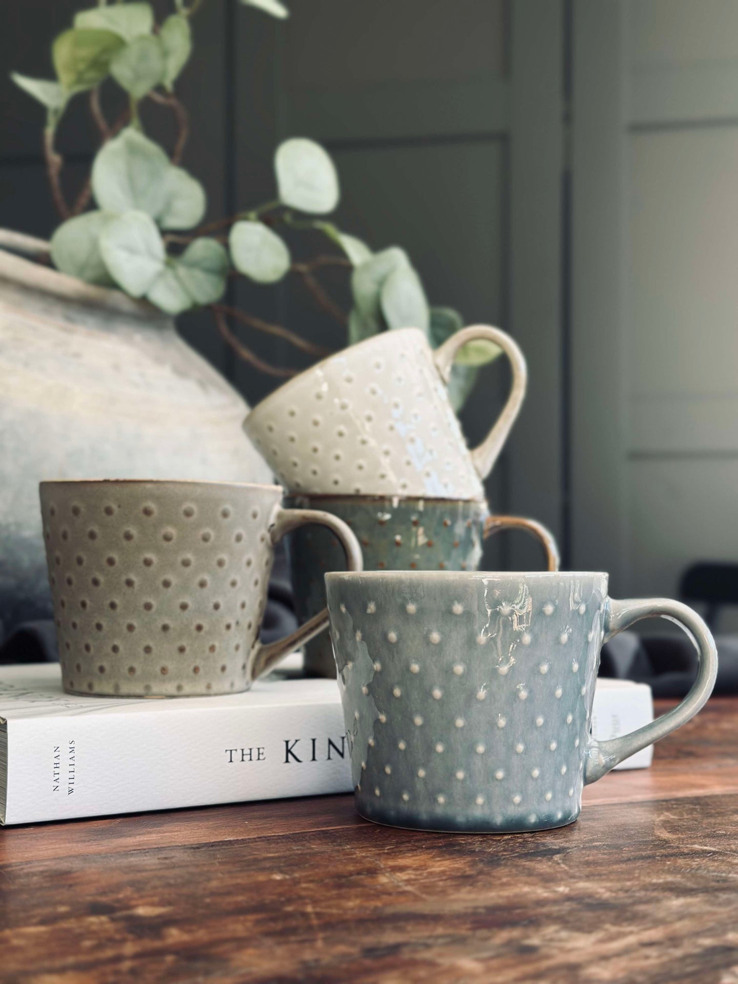 Mugg DORA Dots - Brun