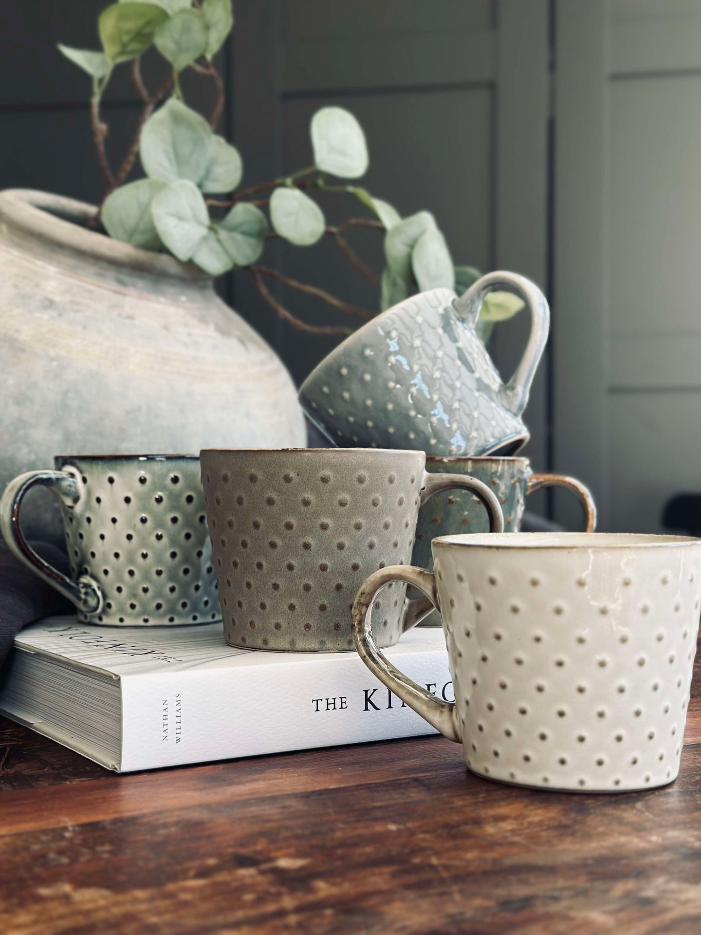 Mugg DORA Dots - Brun