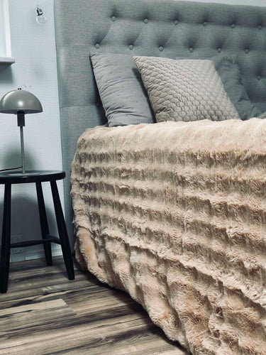 Sängöverkast BUBBLE - Beige