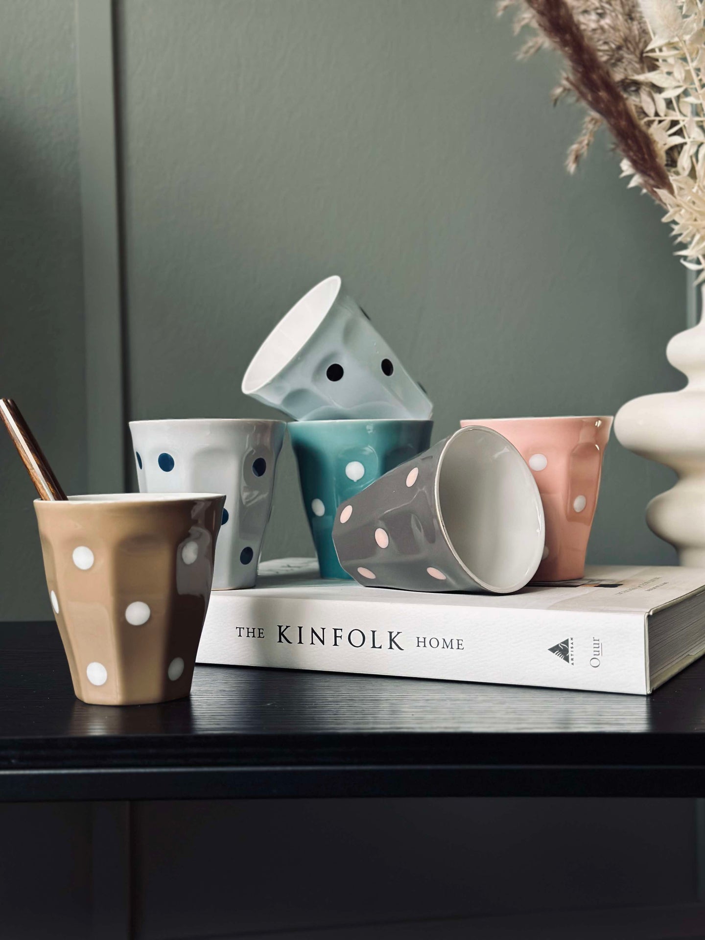 Kopp Prickar 250 ml - Färgblandning