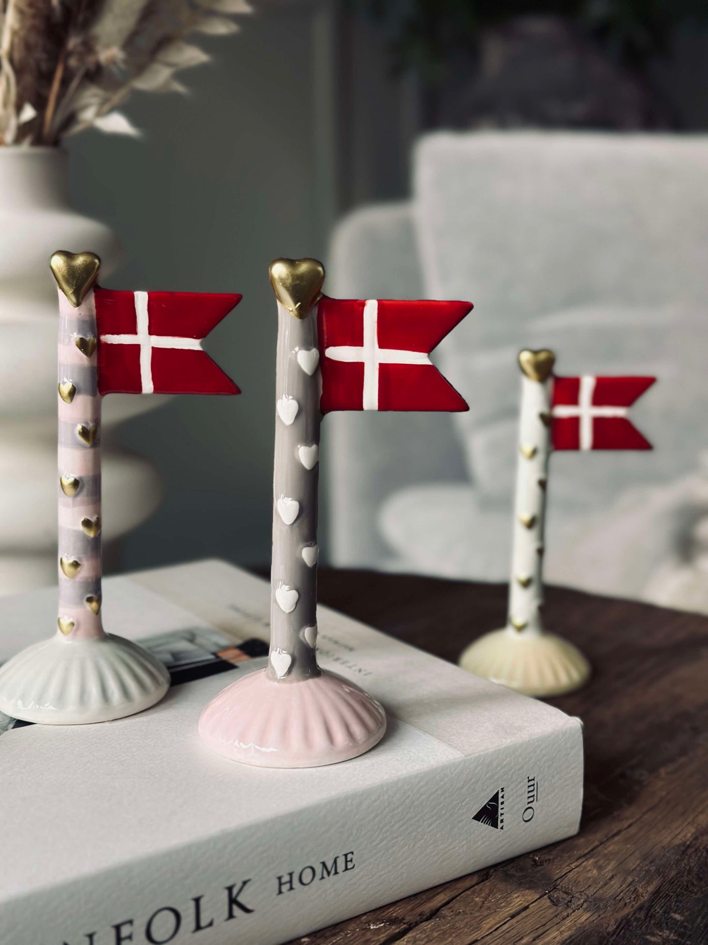 Keramikflagga – Hjärtmix