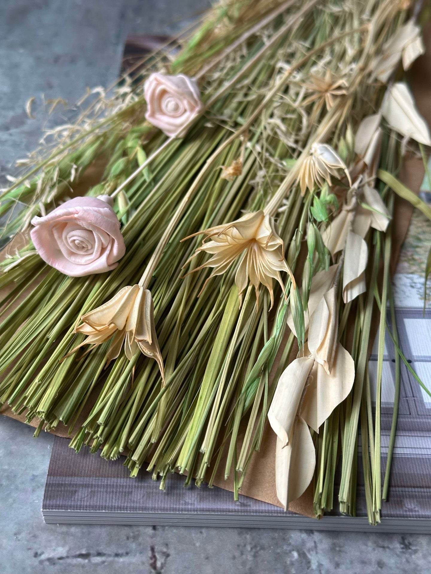 Evighetsbukett - Naomi grön