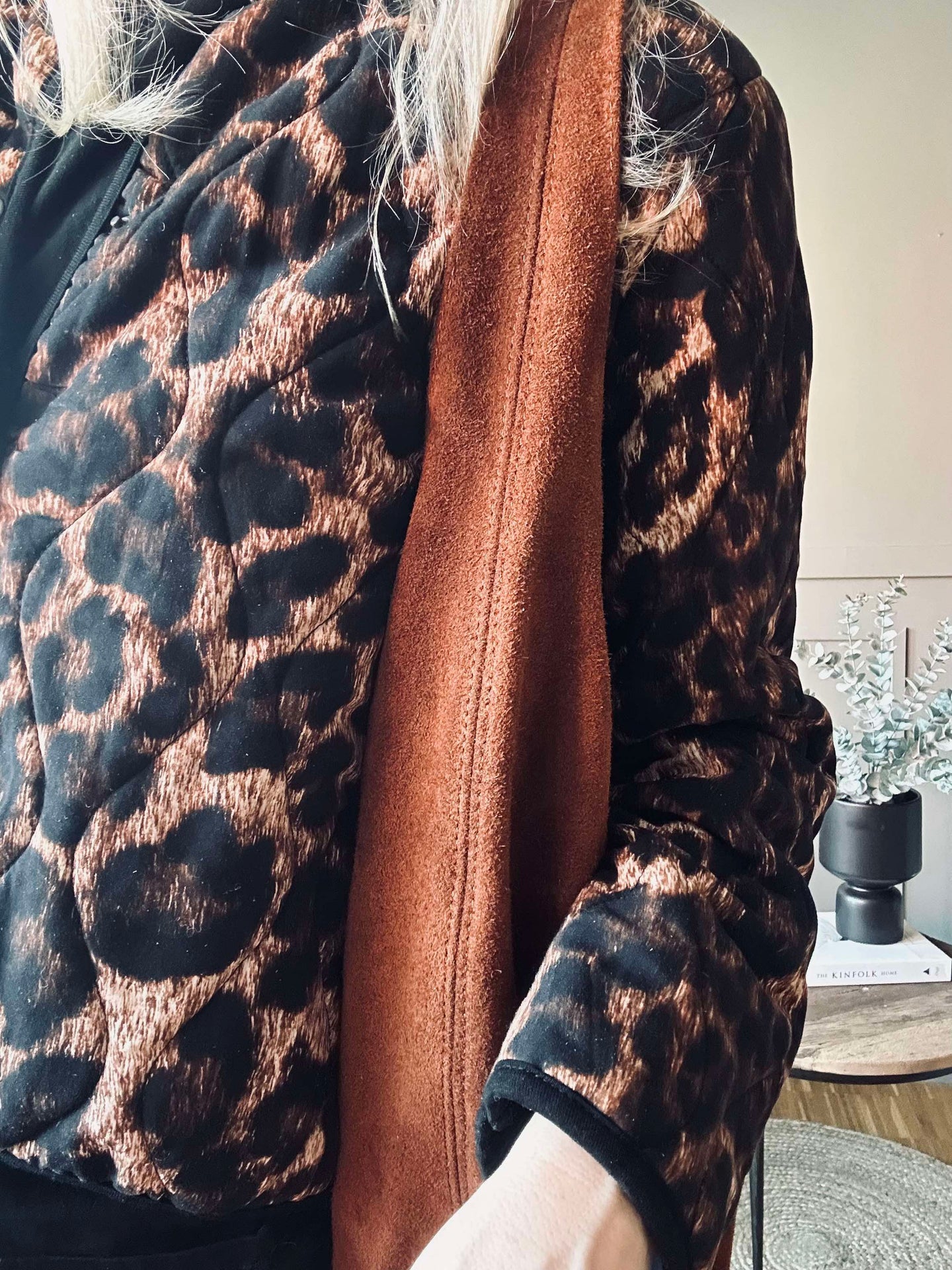 Shopper Dark cognac Mocka