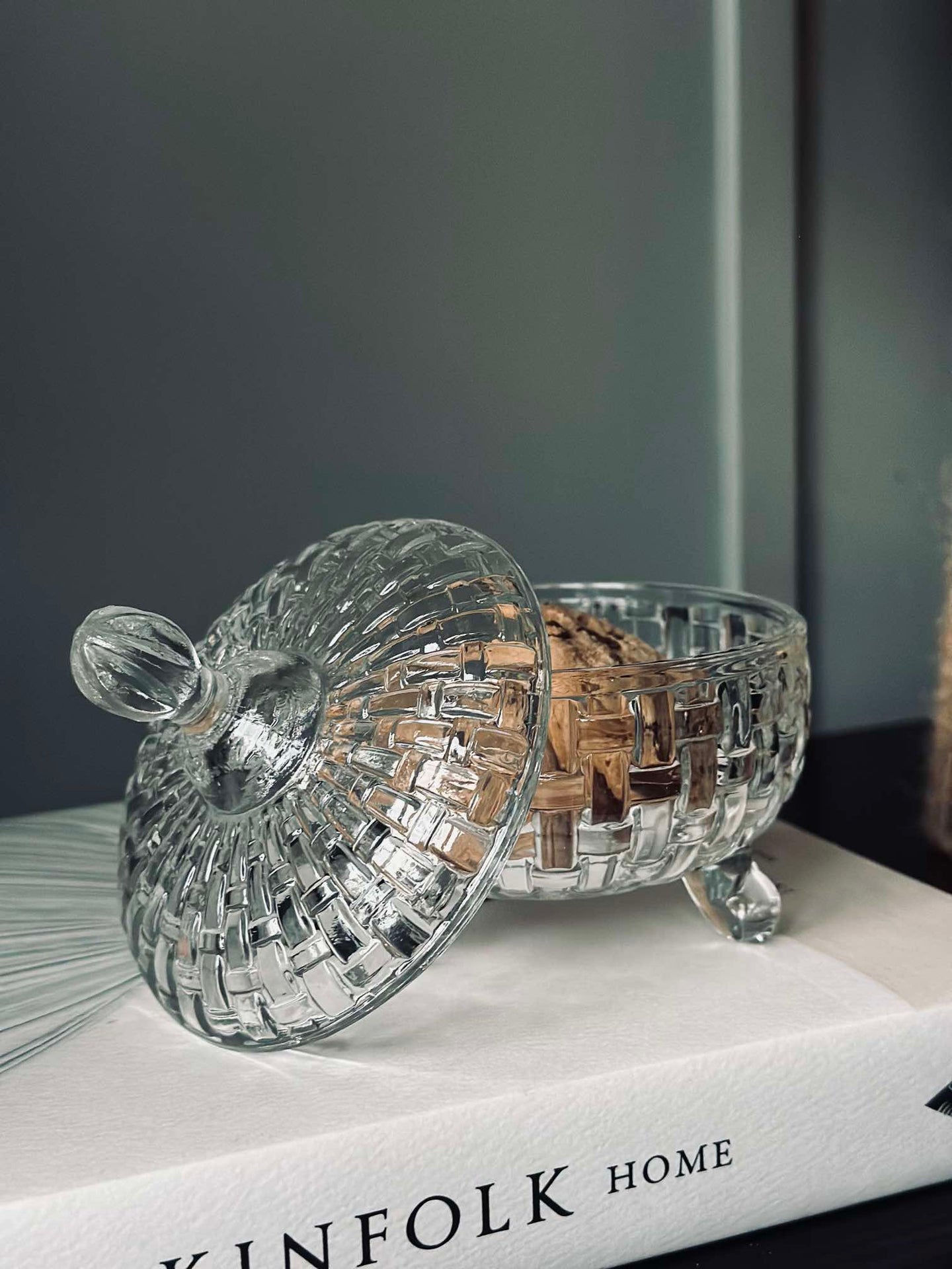 Glasburk med lock 200ml