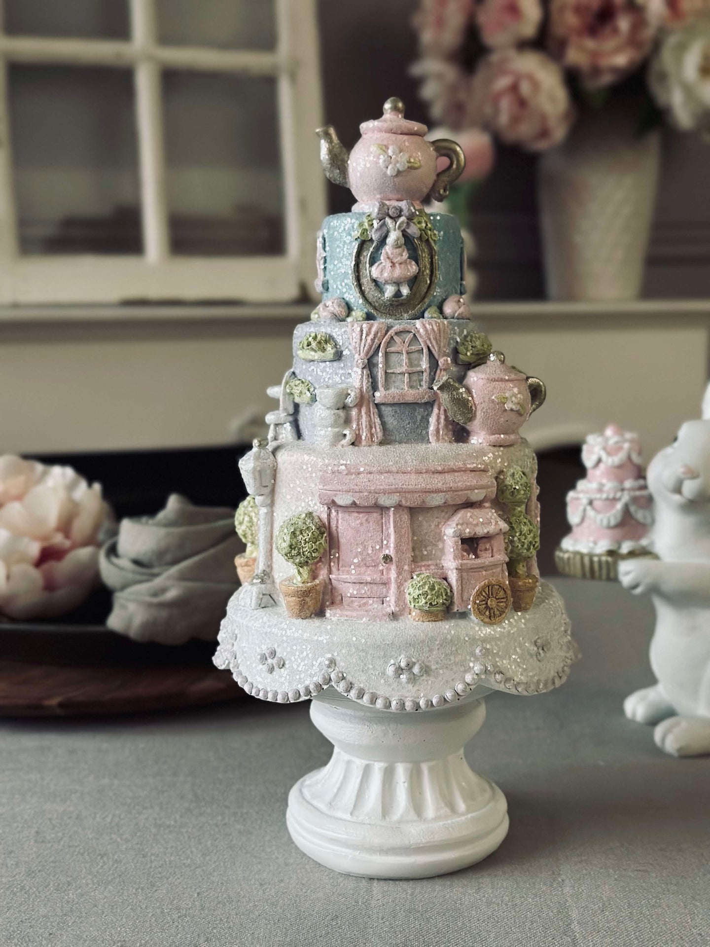 Kaka med tekopp - Bordsdekoration