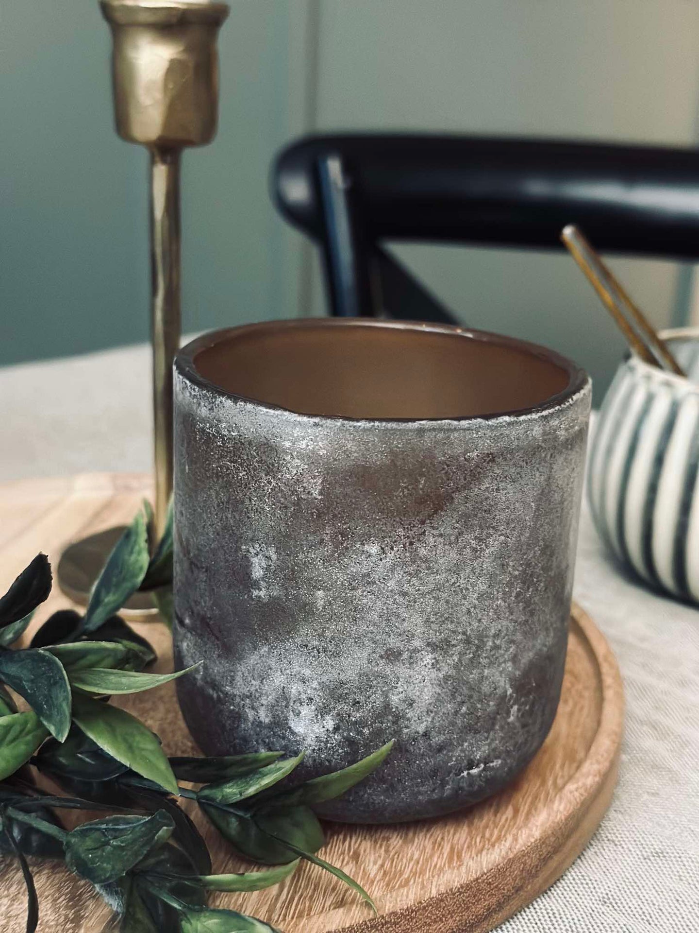Ljusstake FROST dark - Liten