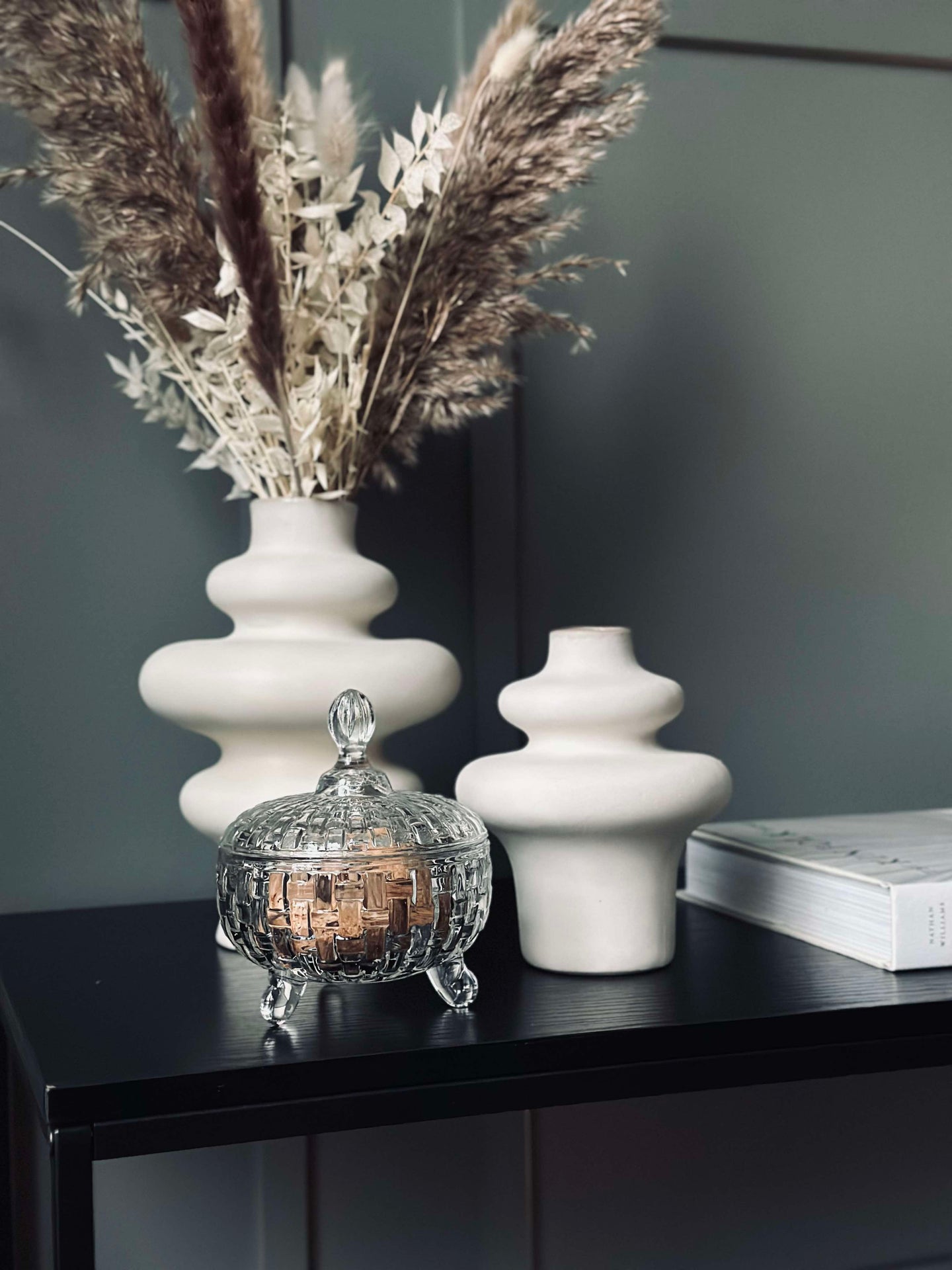 Glasburk med lock 200ml