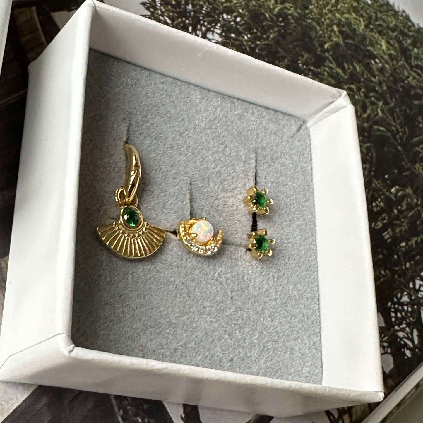 Mixbox TULISA med 4 örhängen - Sterling Silver