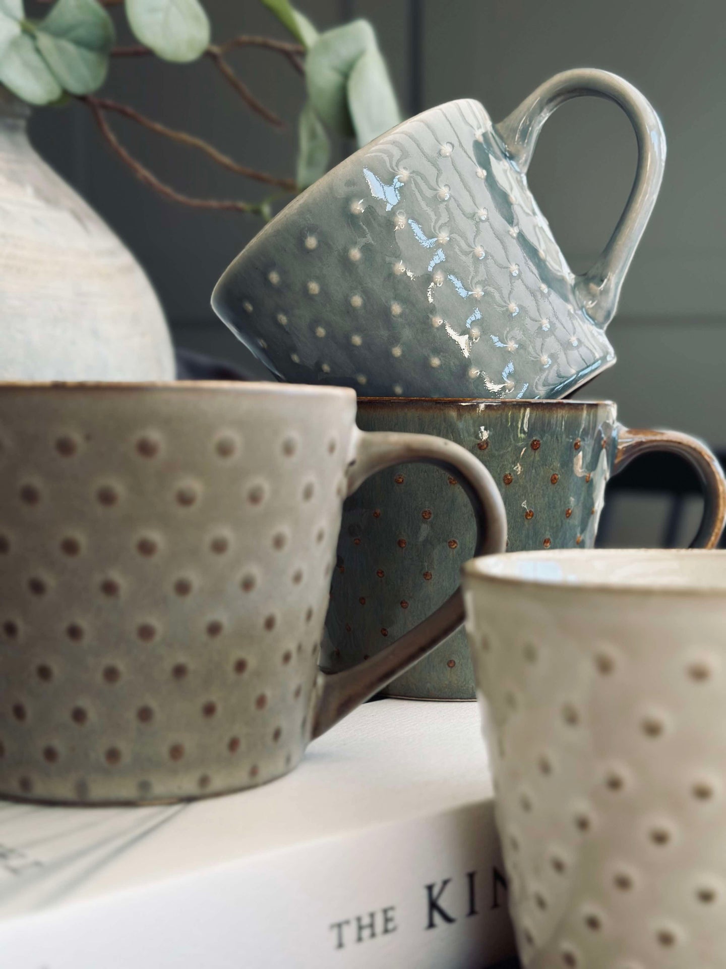 Mugg DORA Dots - Brun